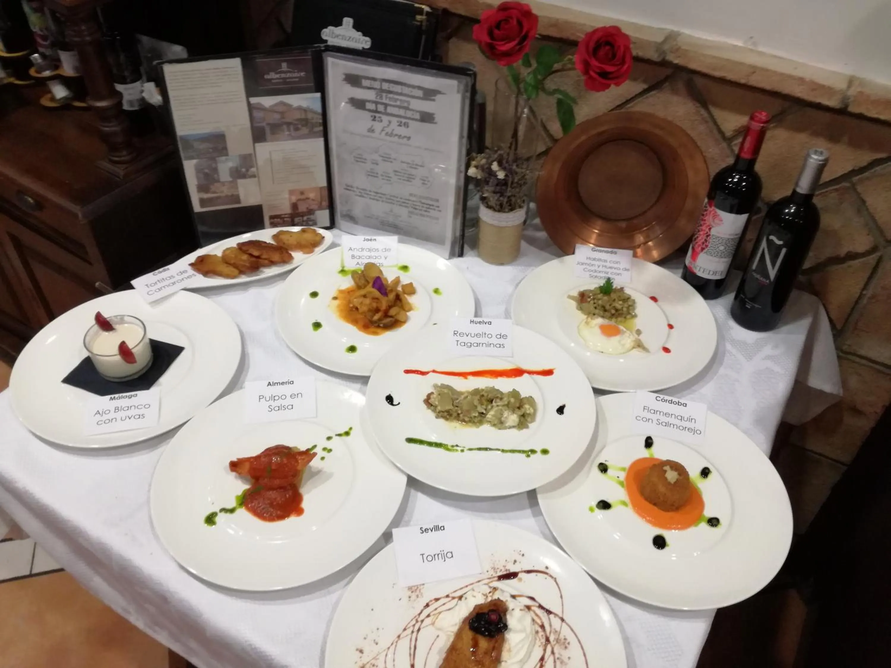 Meals in Albenzaire Hotel Asador