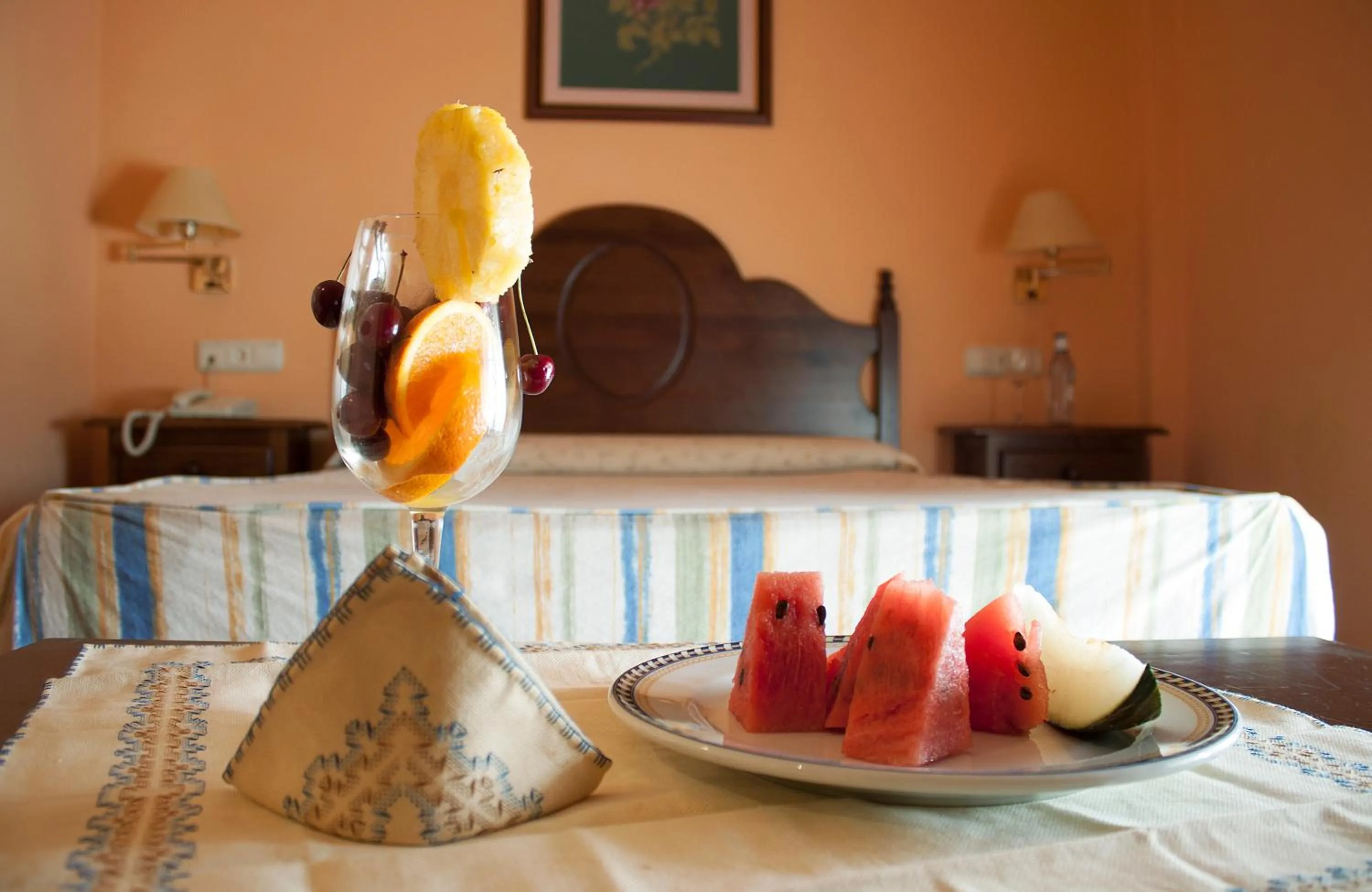 Bedroom in Albenzaire Hotel Asador