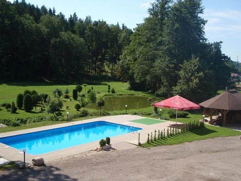Swimming pool in Apartmány Hartaclub