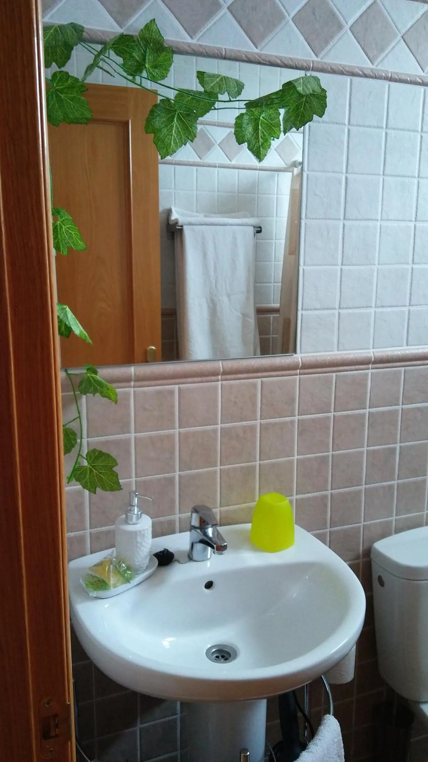 Bathroom in Hostal Sant Roc