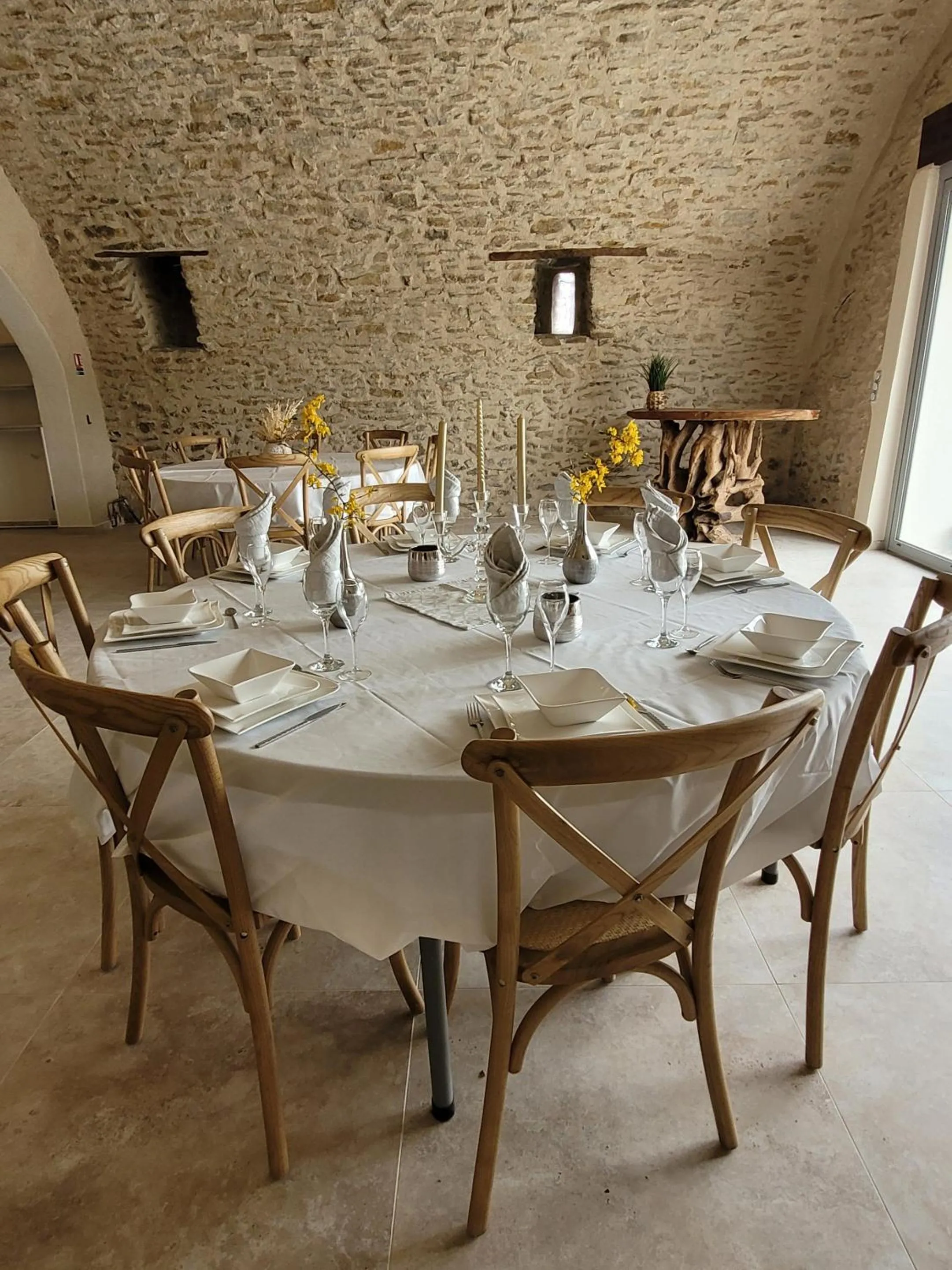 Dining area in Les Grandes Mollières