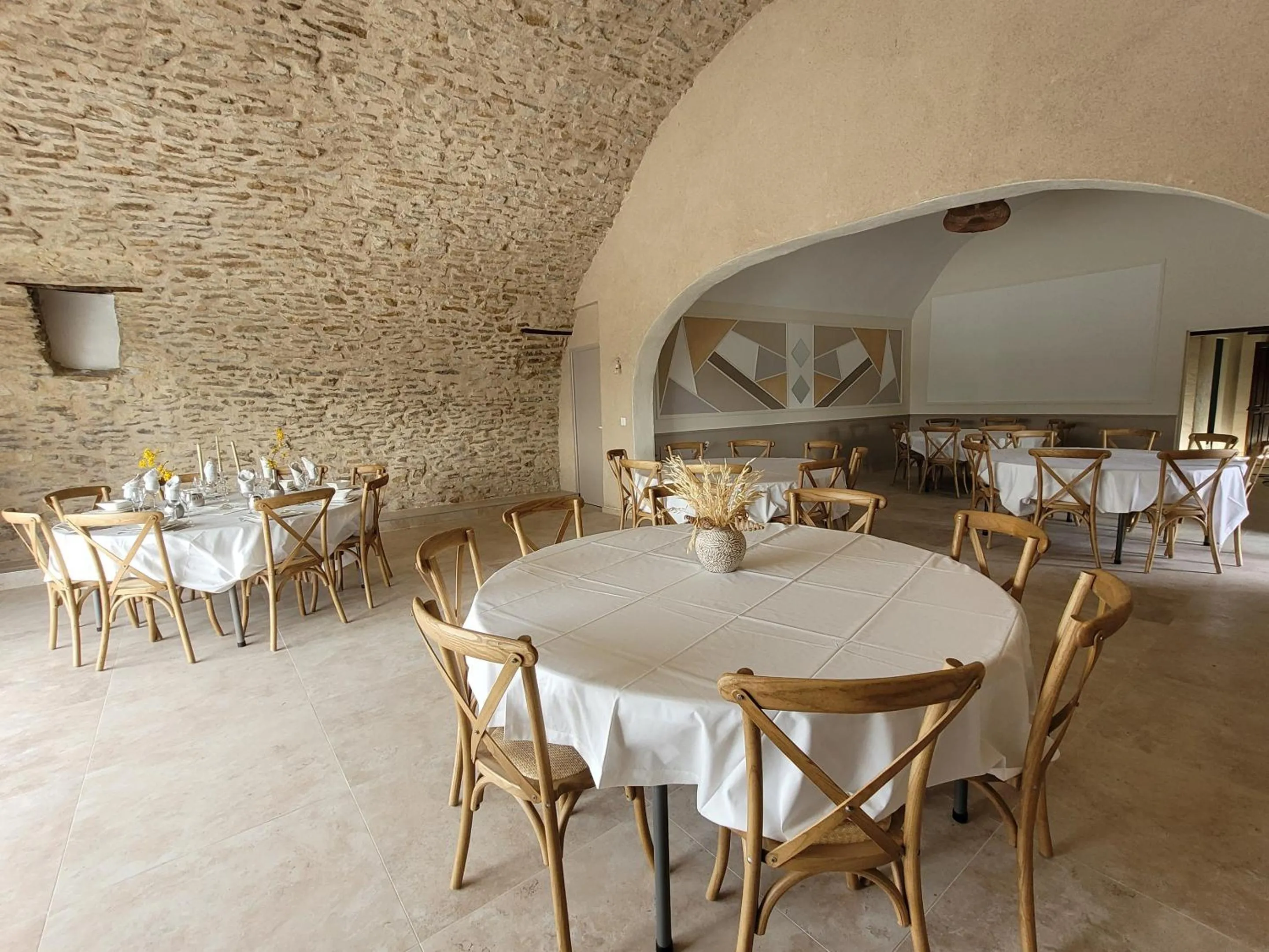 Dining area in Les Grandes Mollières