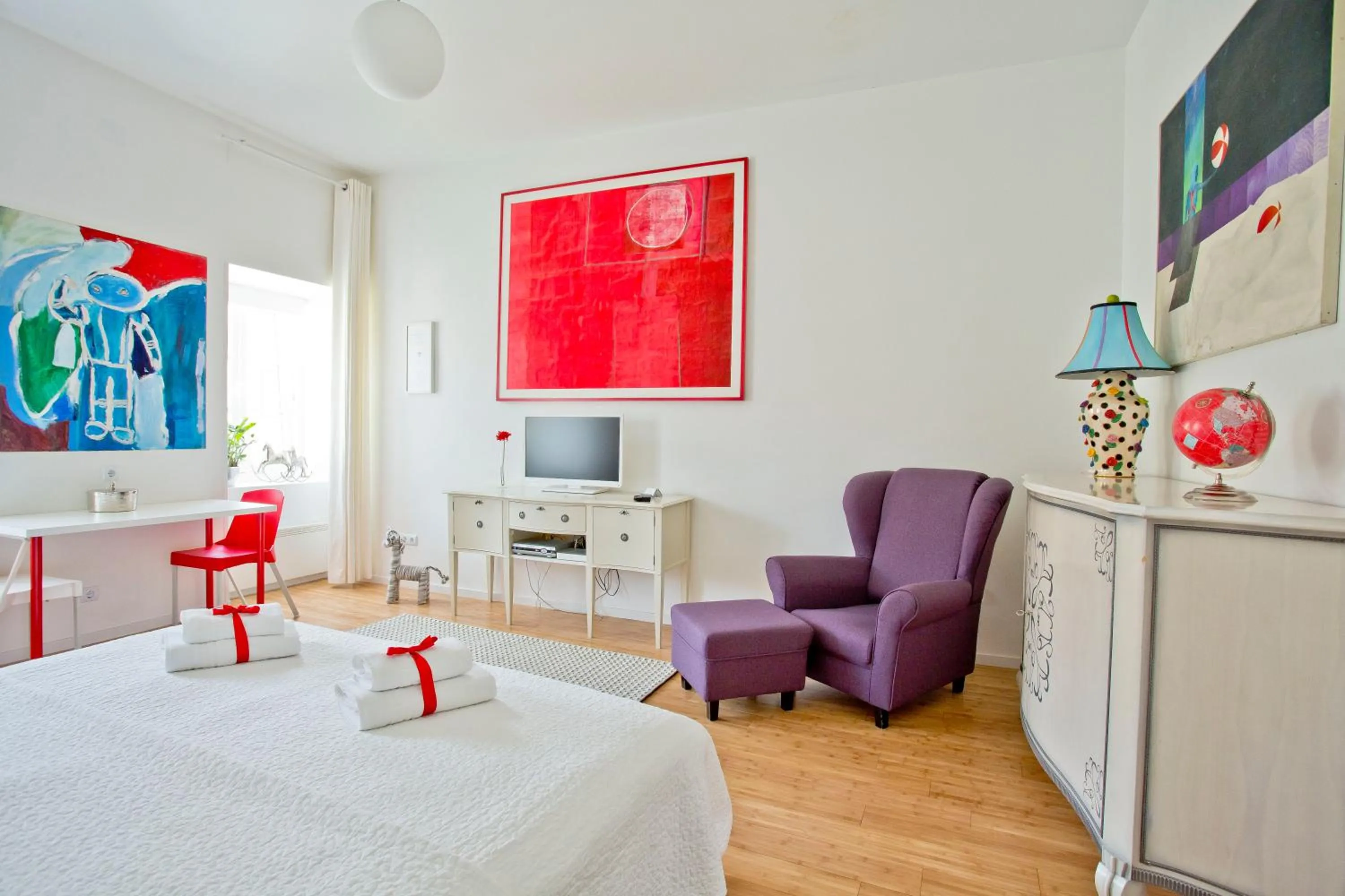 Bathroom, Bed in Rooms Zagreb 17