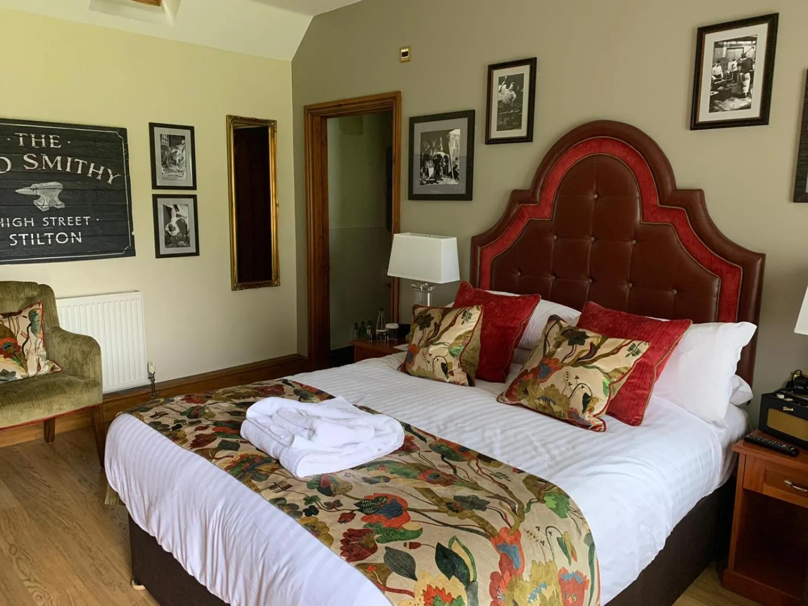 Bedroom, Bed in The Bell Inn, Stilton, Cambridgeshire - The Coaching Inn Group