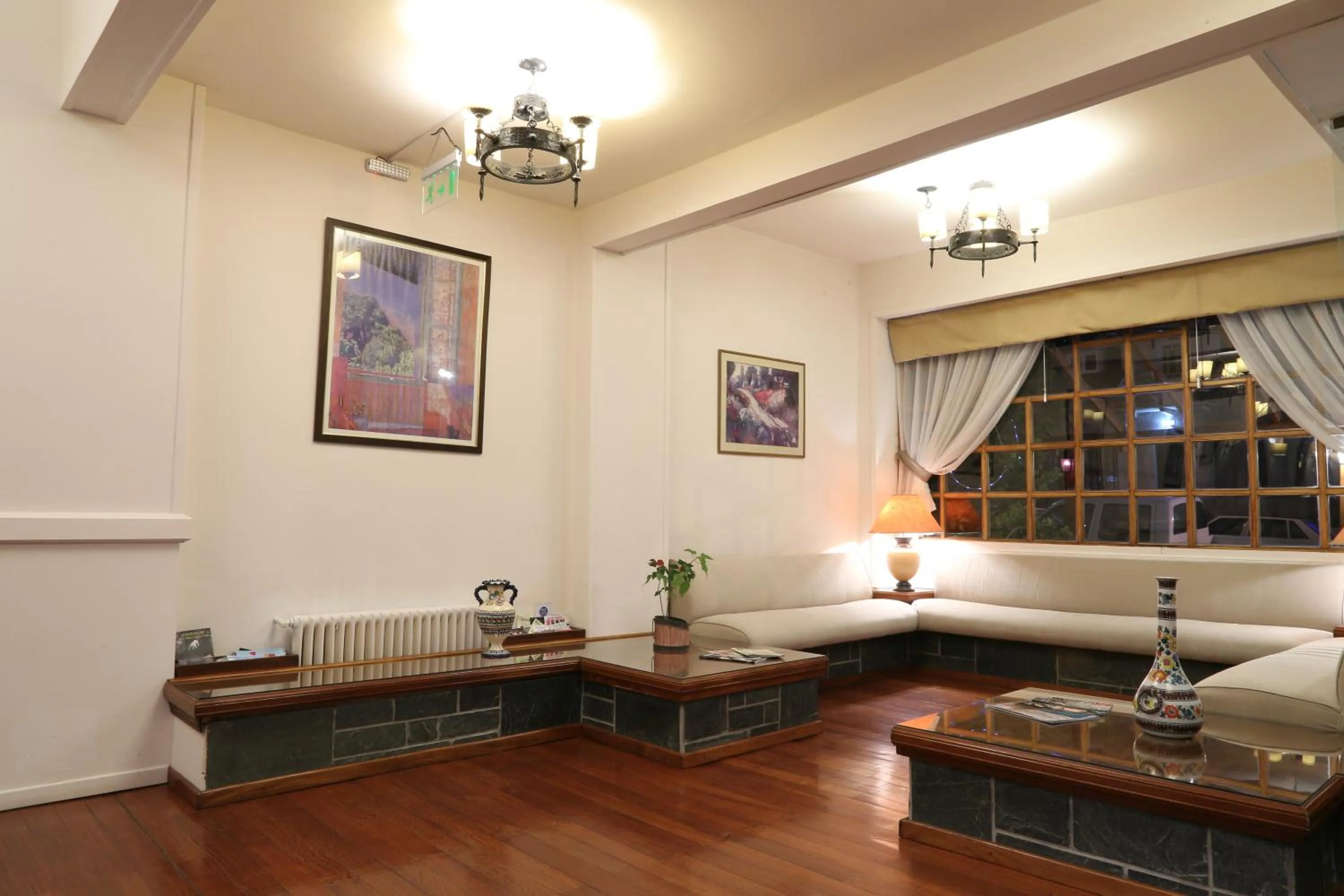 Lobby or reception in Hotel Cottbus