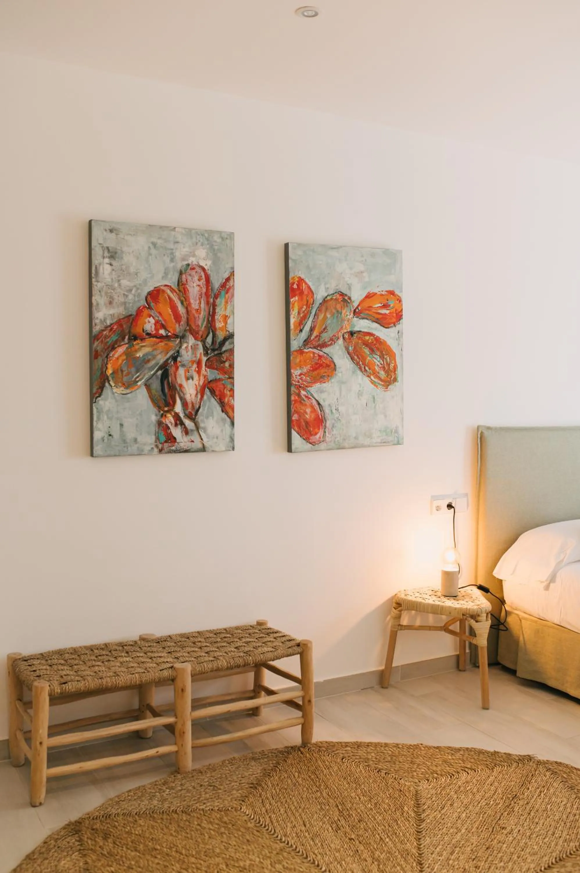 Bed in Curolla Petit Hotel