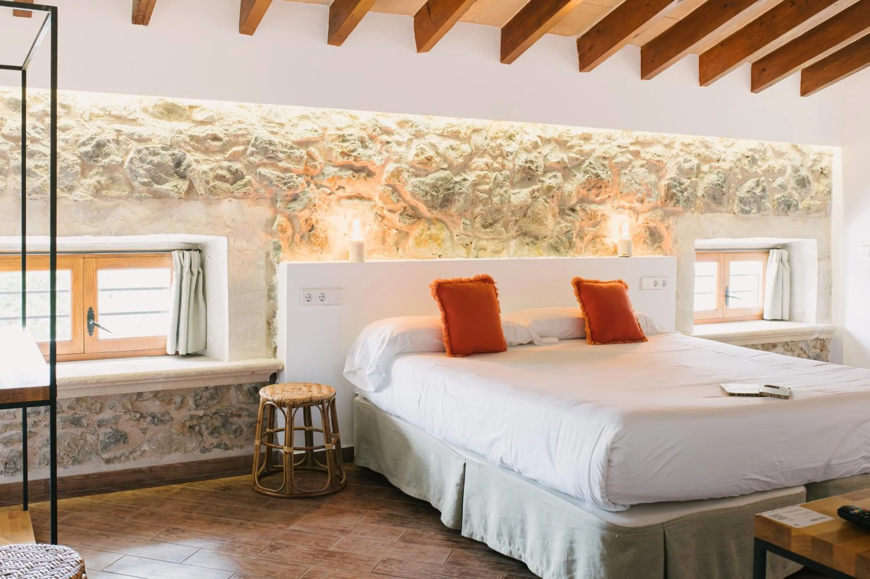 Bed in Curolla Petit Hotel