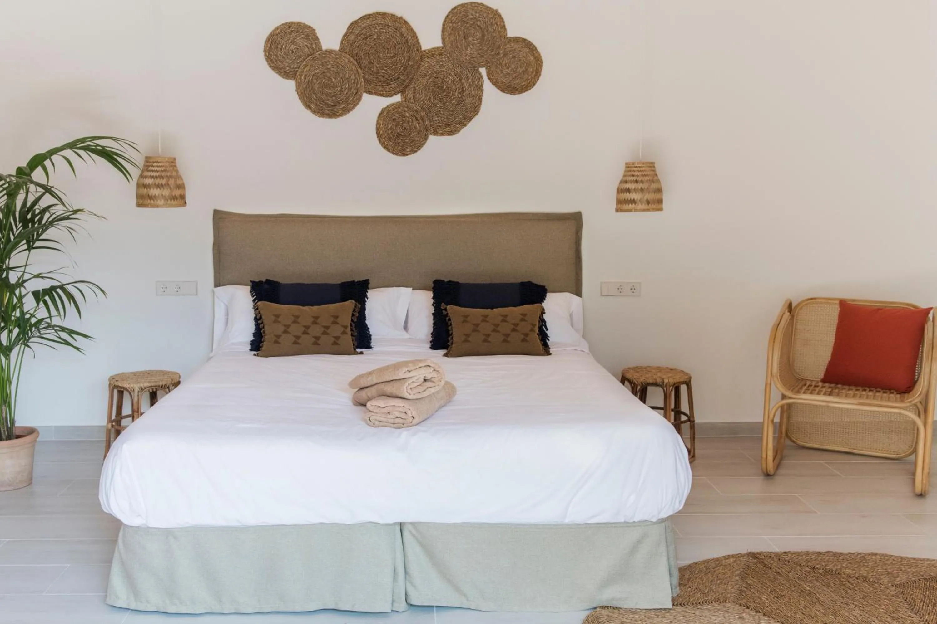 Bed in Curolla Petit Hotel