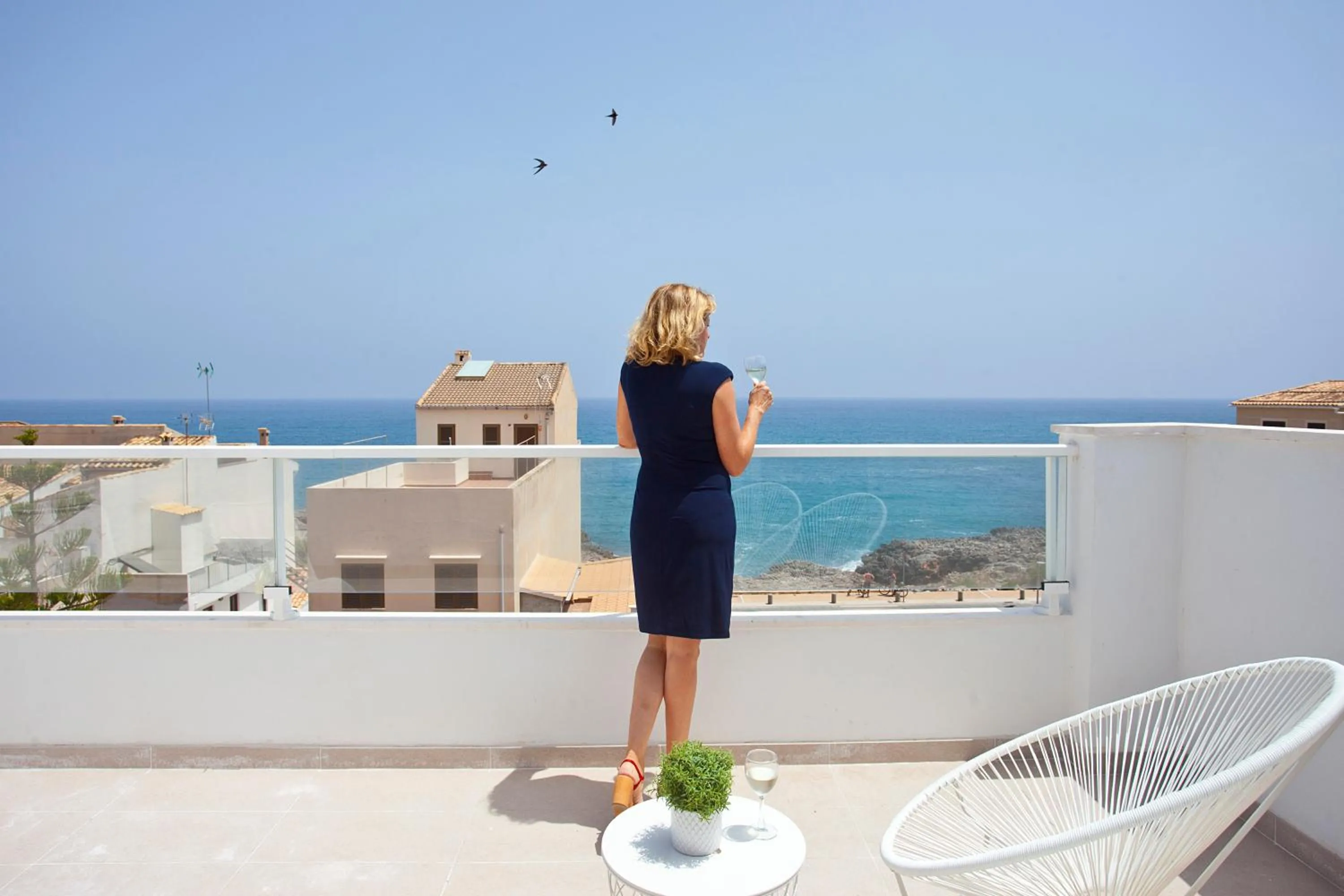 Balcony/Terrace in BJ Cala Morlanda Estudios