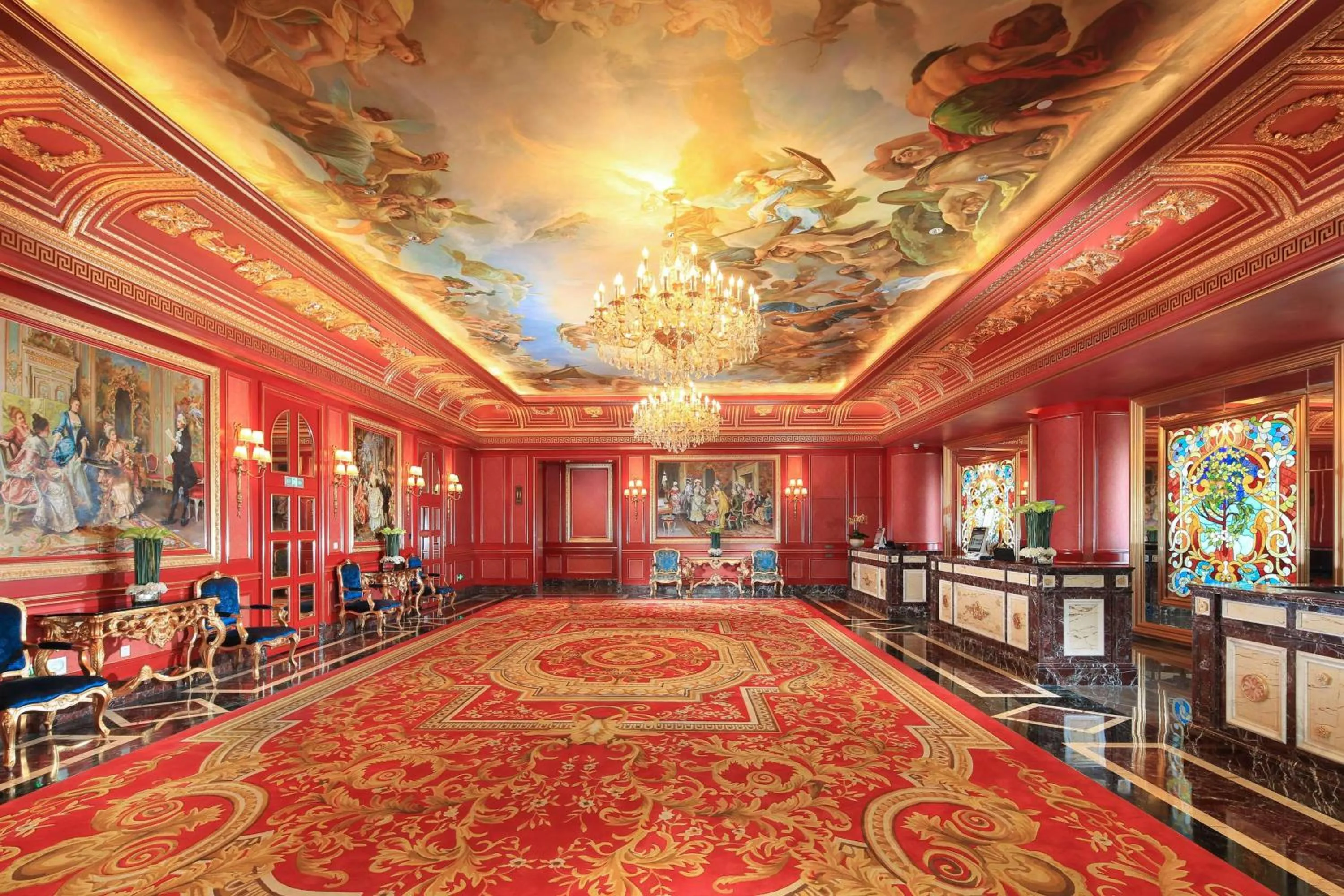 Lobby or reception in Howard Johnson Plaza Ningbo