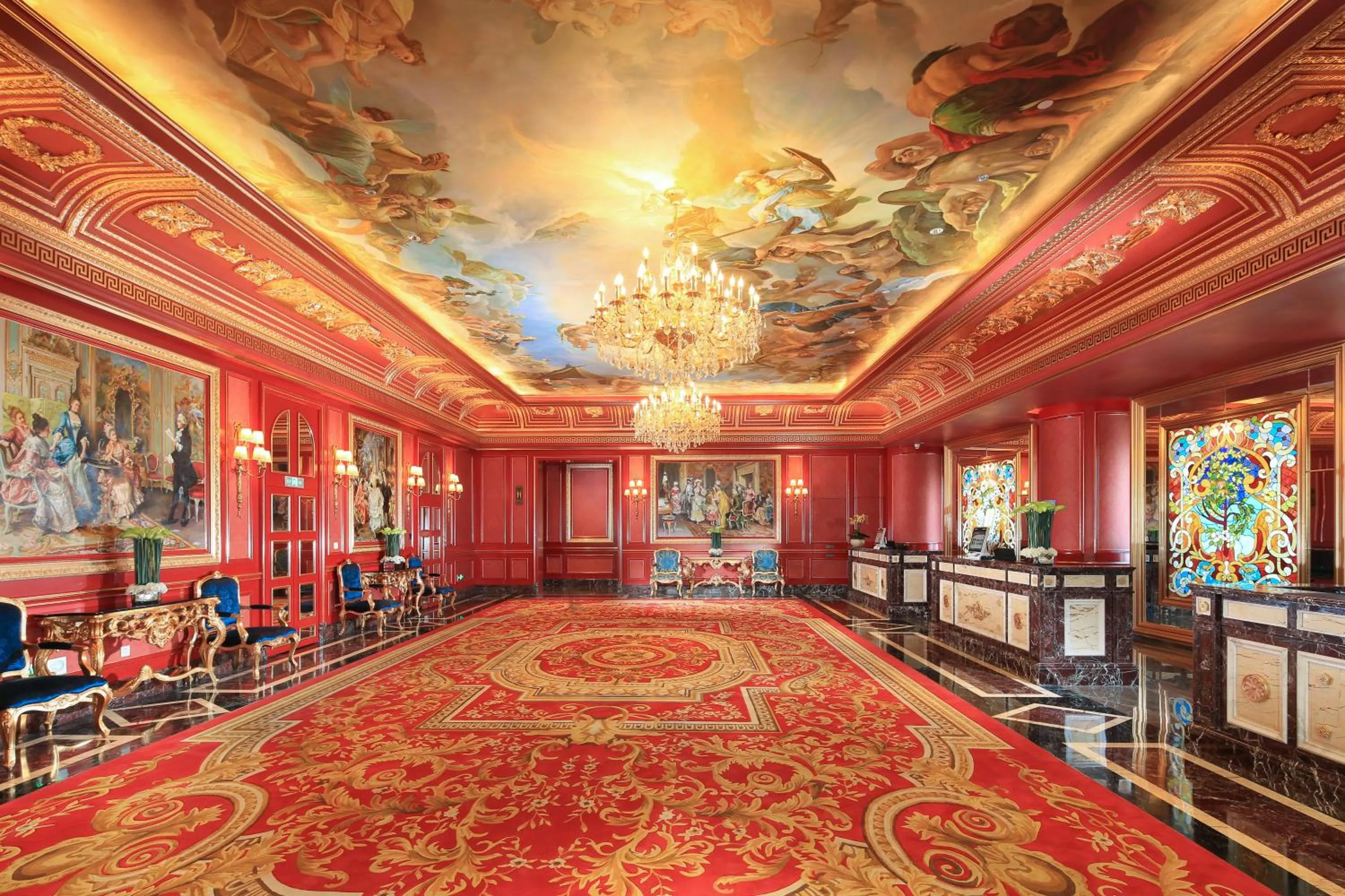 Lobby or reception in Howard Johnson Plaza Ningbo