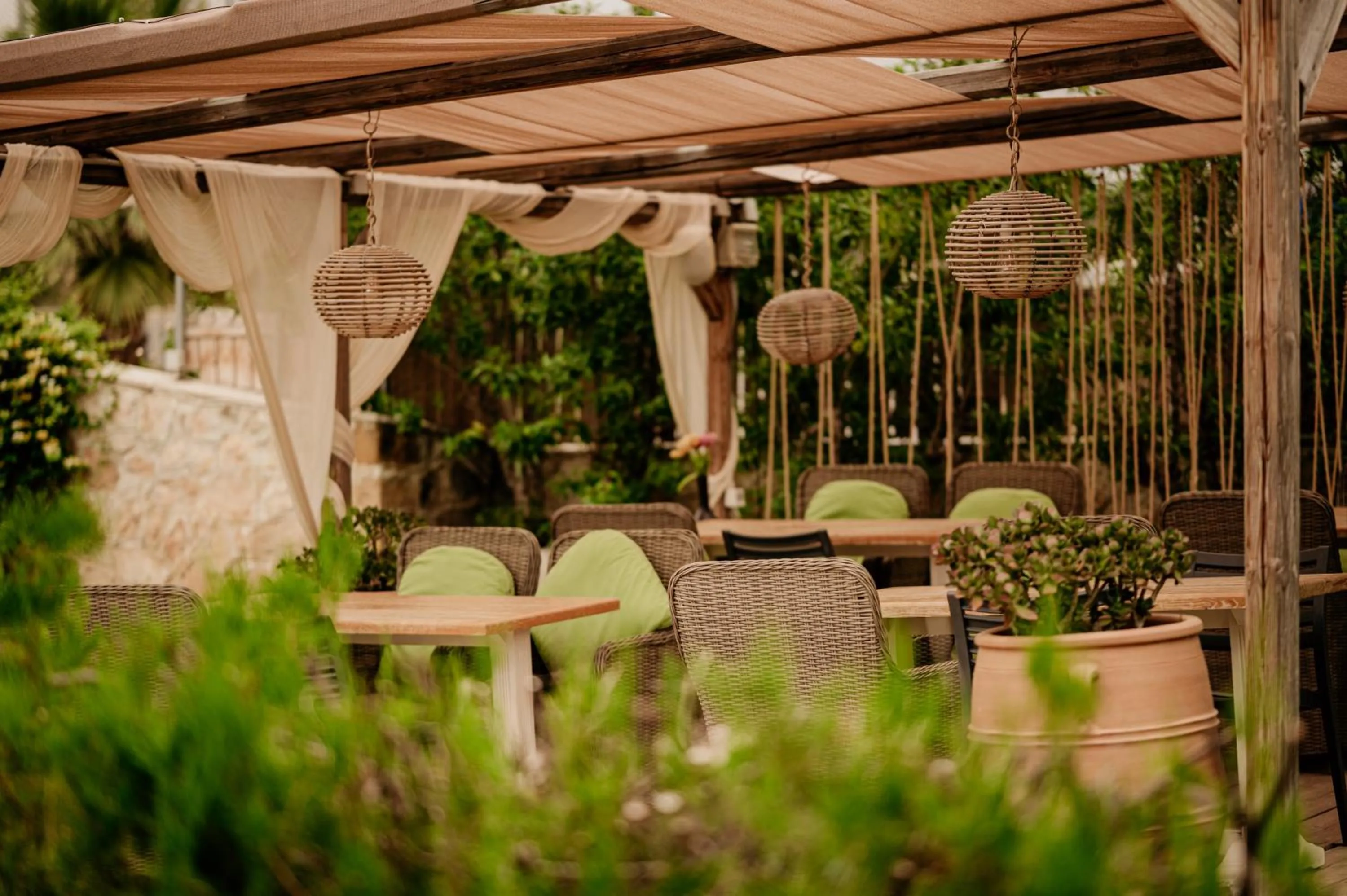 Patio in Iphigenia Mythic Retreat