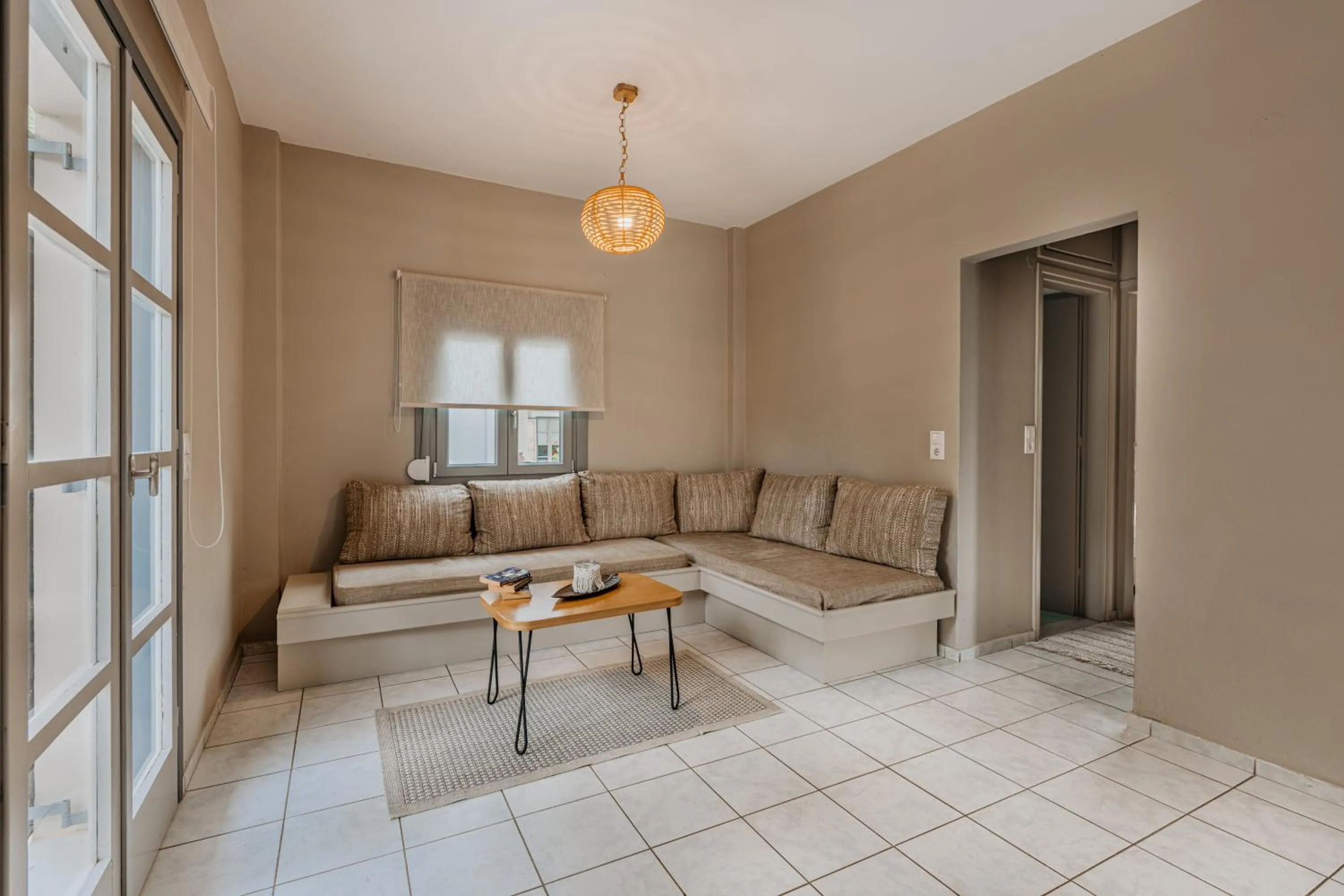 Seating area in Iphigenia Mythic Retreat