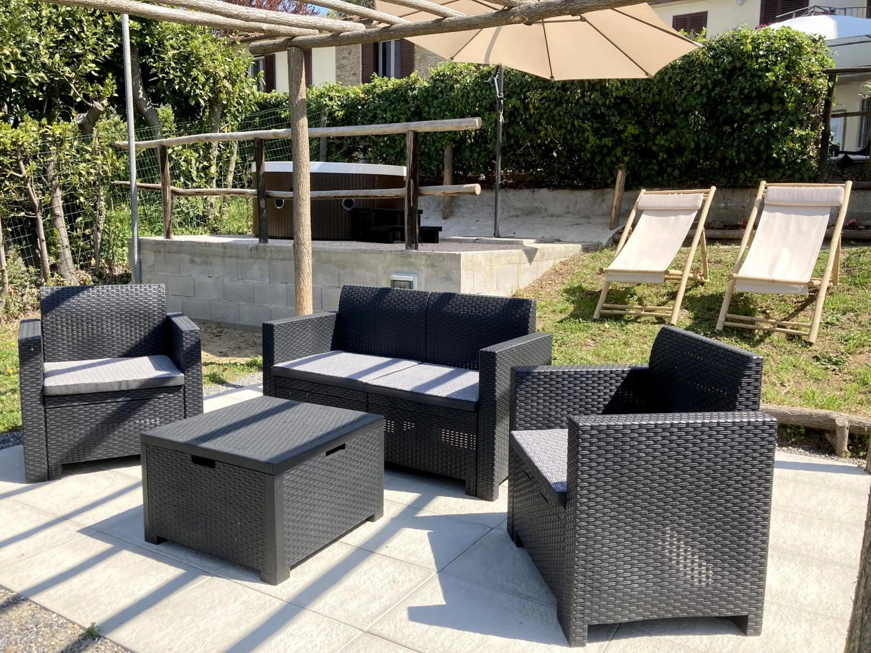 Hot Tub in il Podere La Casina