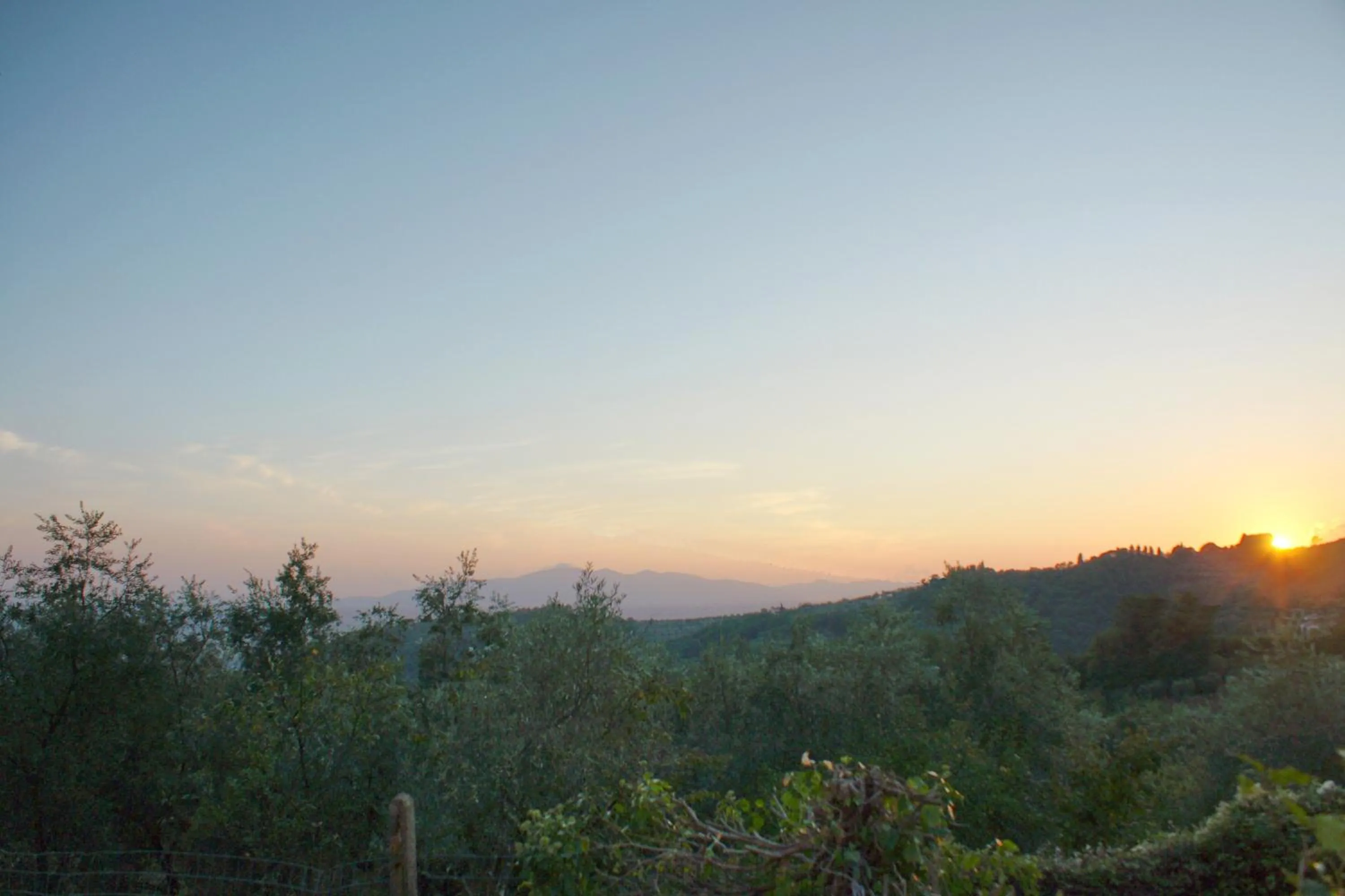 Inner courtyard view in il Podere La Casina
