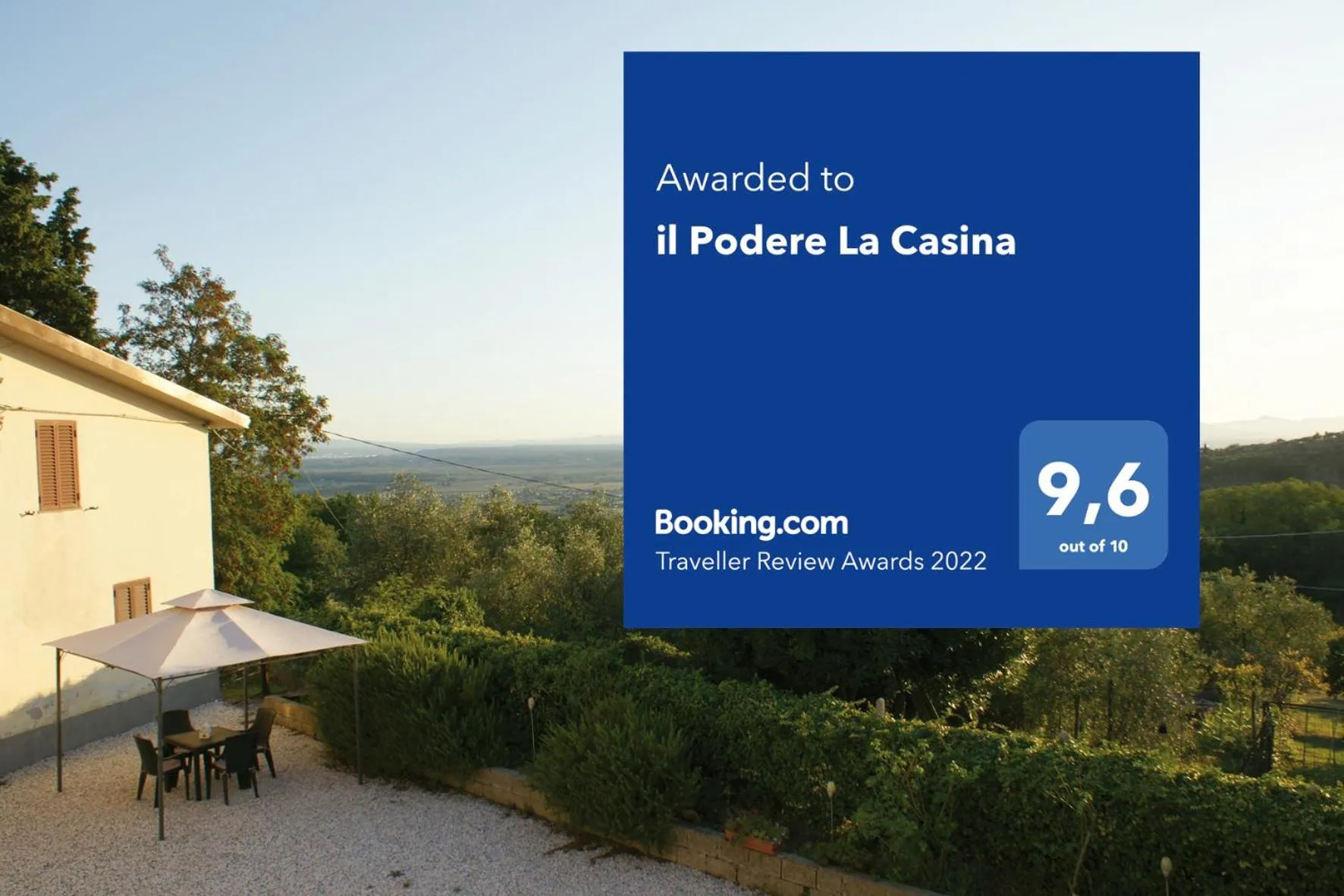 Certificate/Award in il Podere La Casina