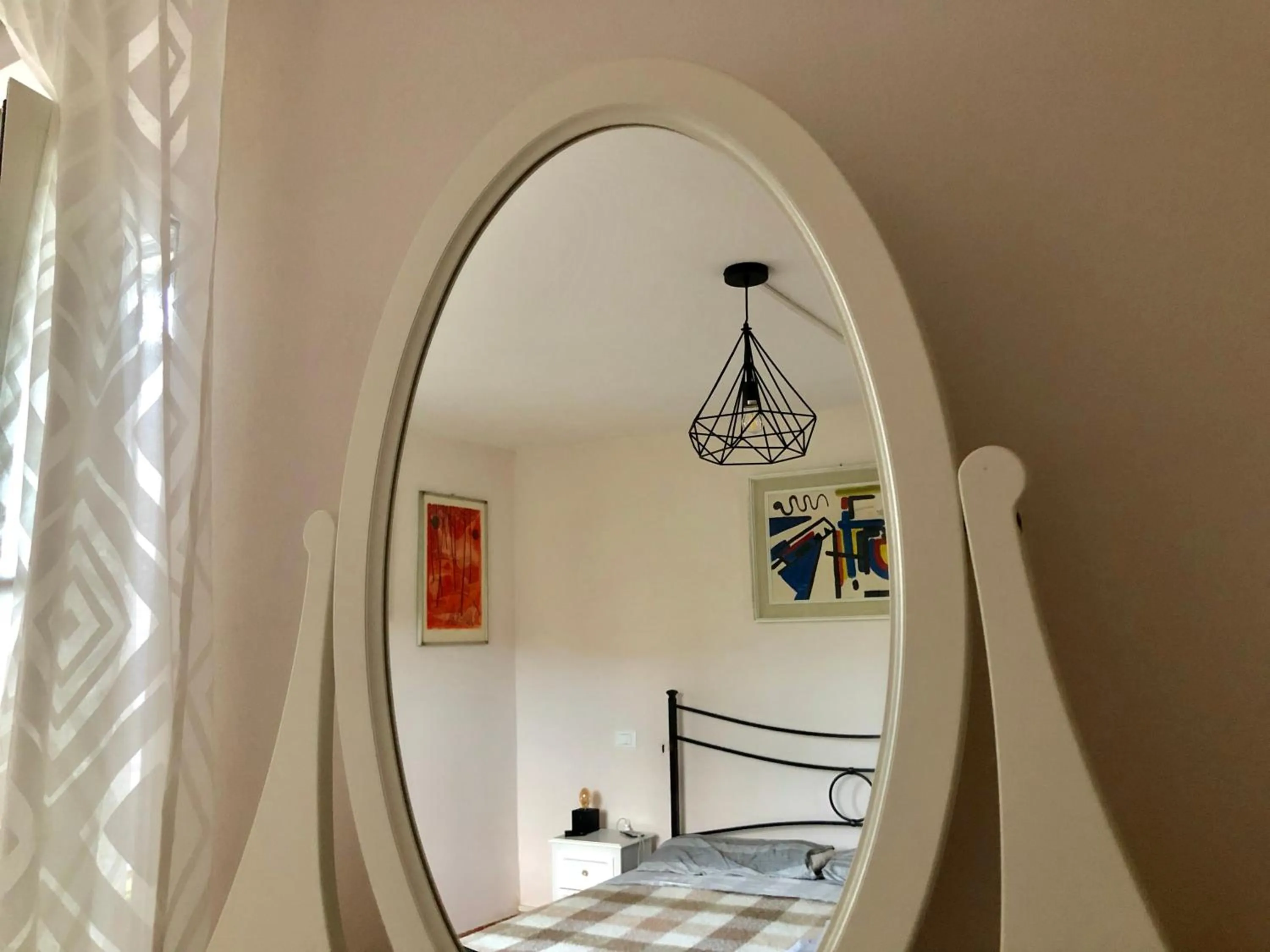 Decorative detail, Bed in il Podere La Casina