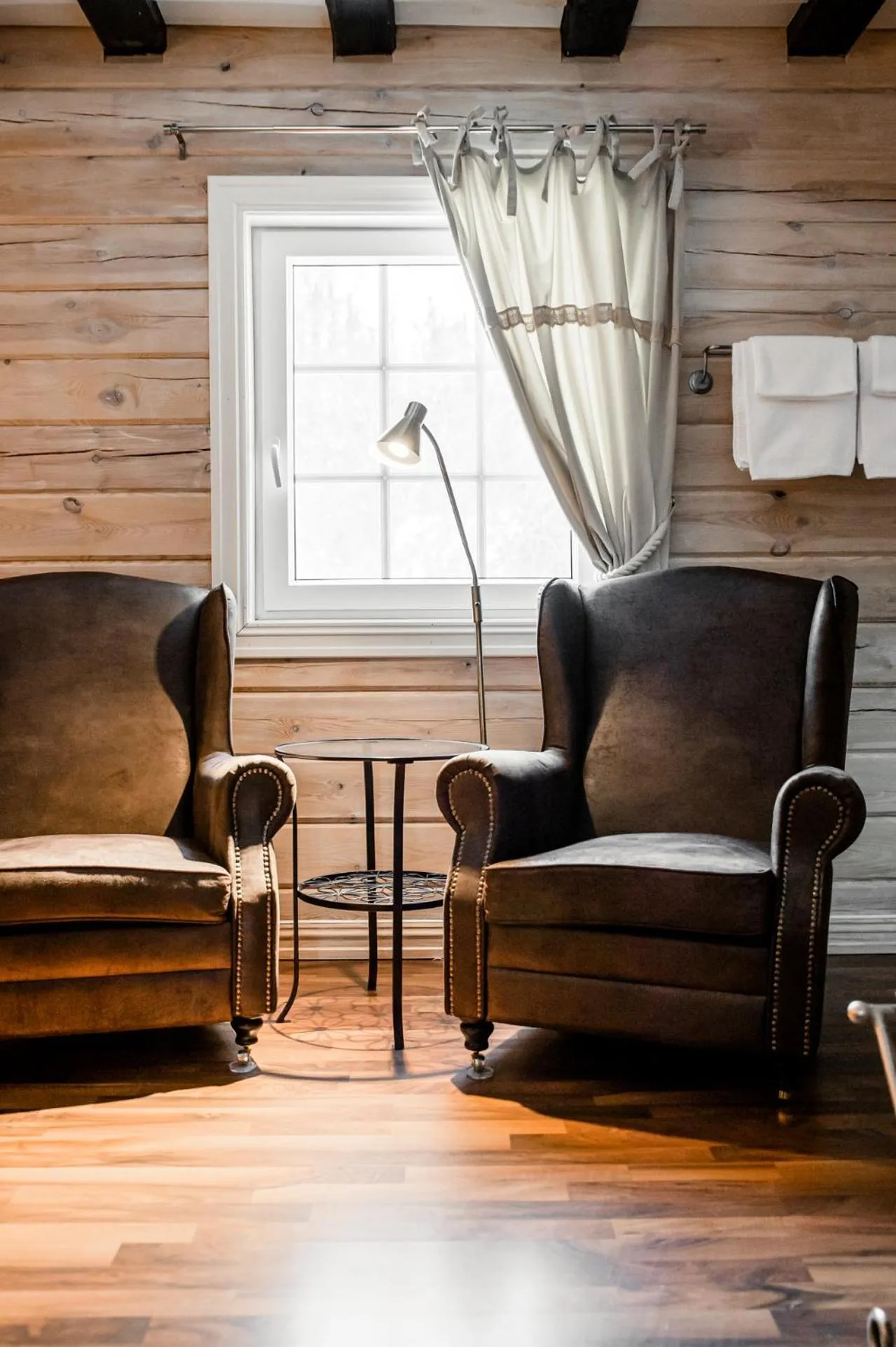 Seating area in Namsentunet