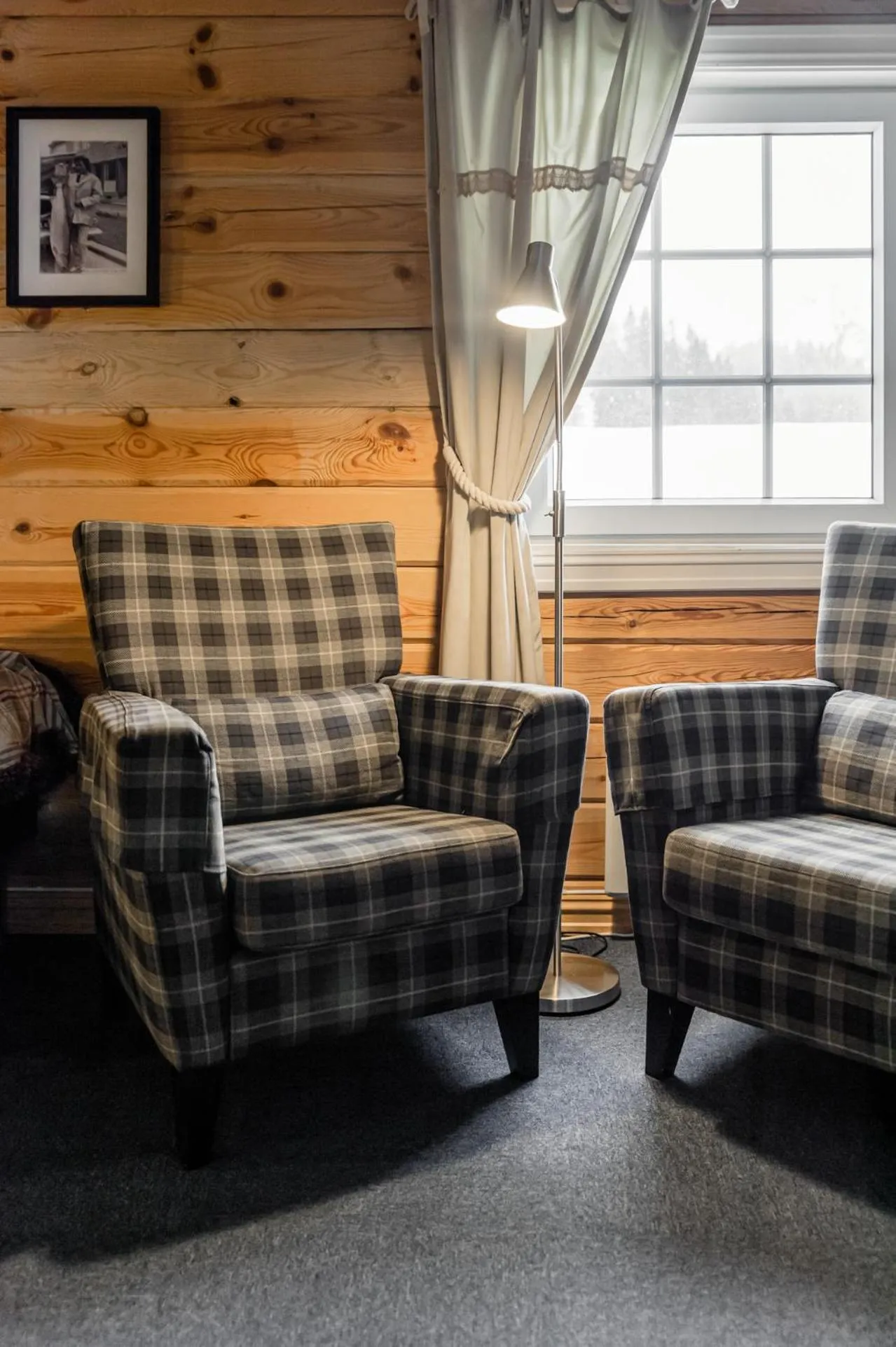 Seating area in Namsentunet