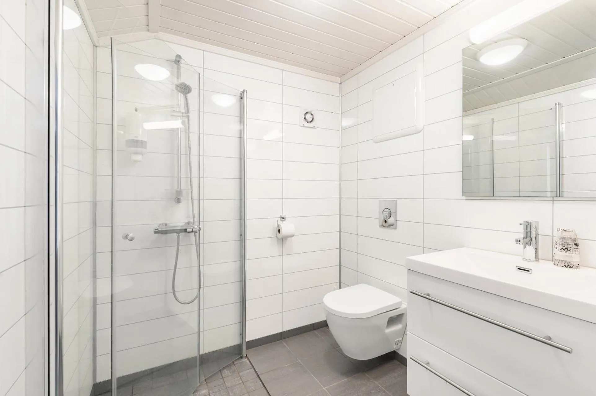 Shower in Namsentunet