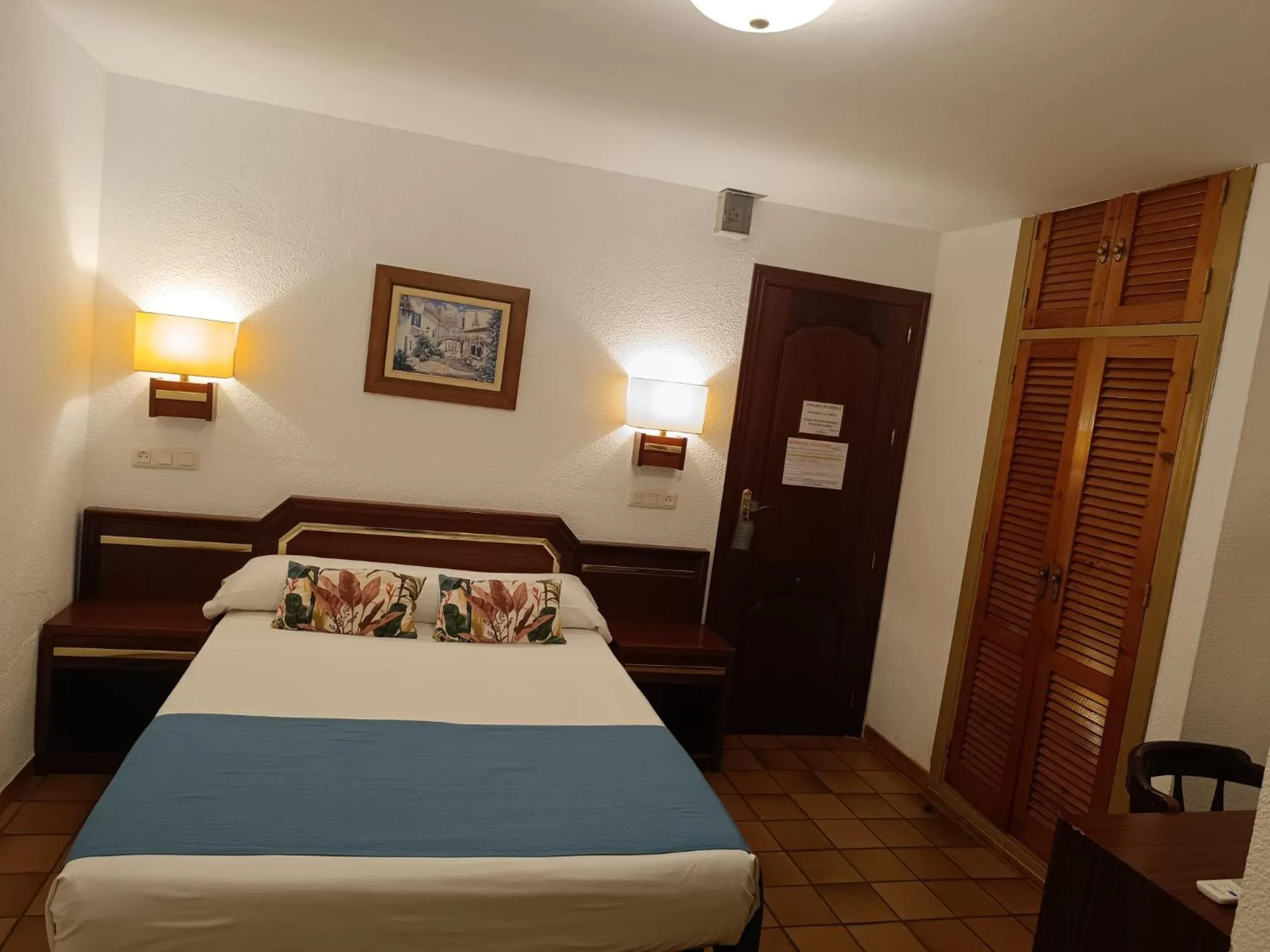 Bed in Hotel Santa María