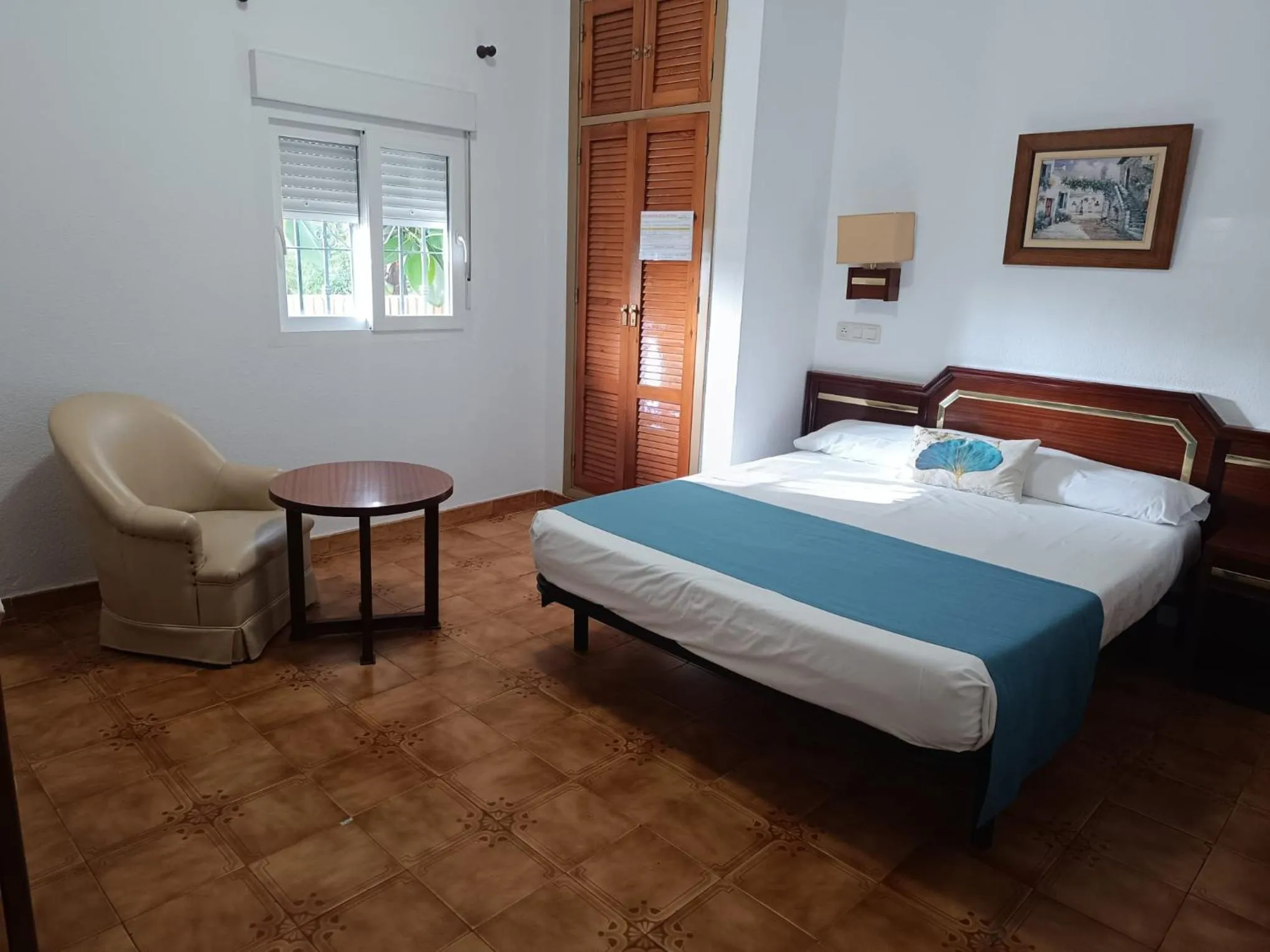 Bed in Hotel Santa María