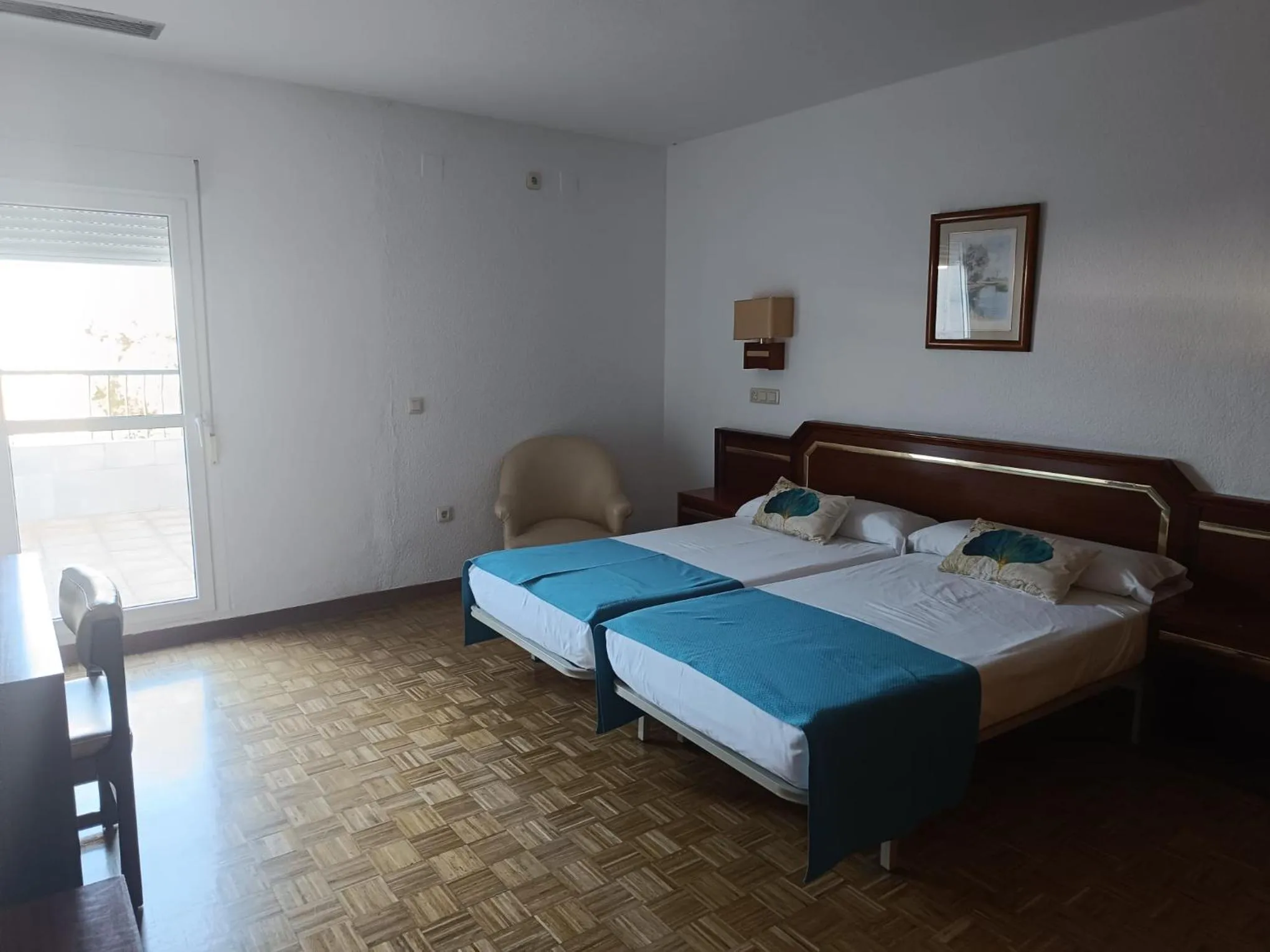 Bed in Hotel Santa María