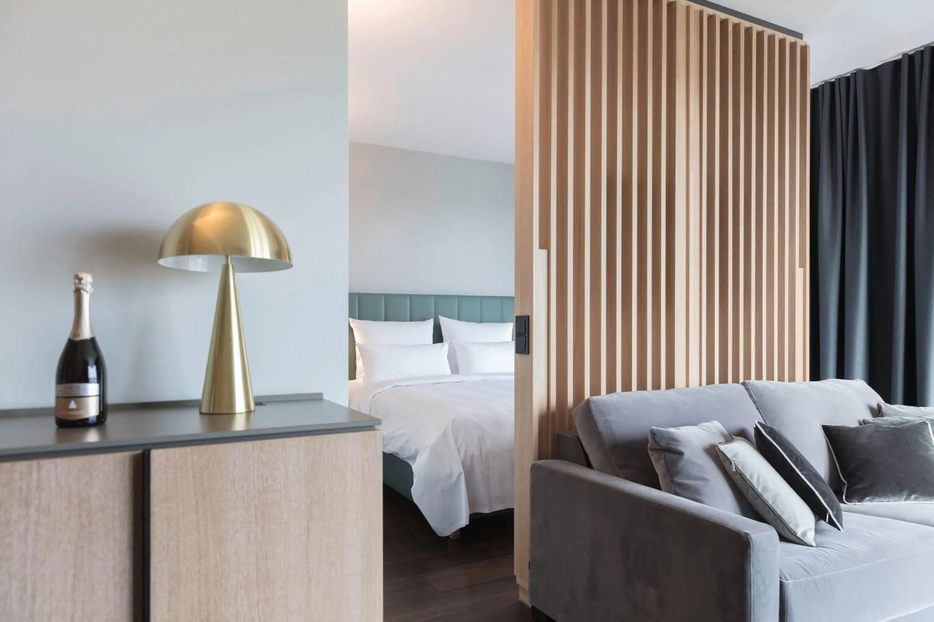 Photo of the whole room, Bed in SOLLER Business Hotel - Munich Airport MUC