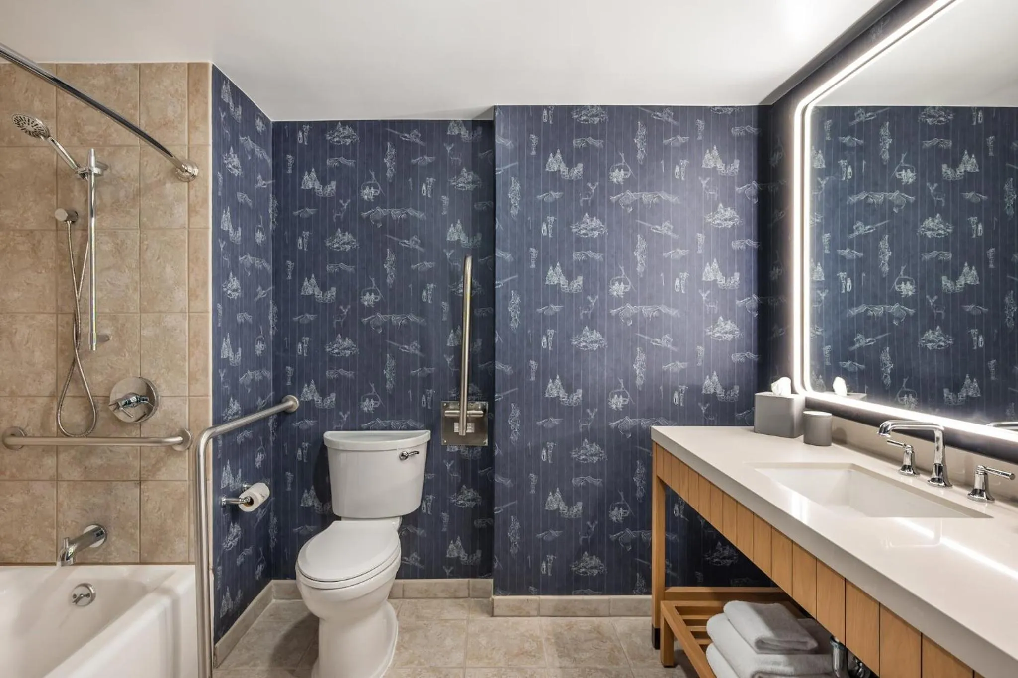 Bathroom in Omni Interlocken Hotel