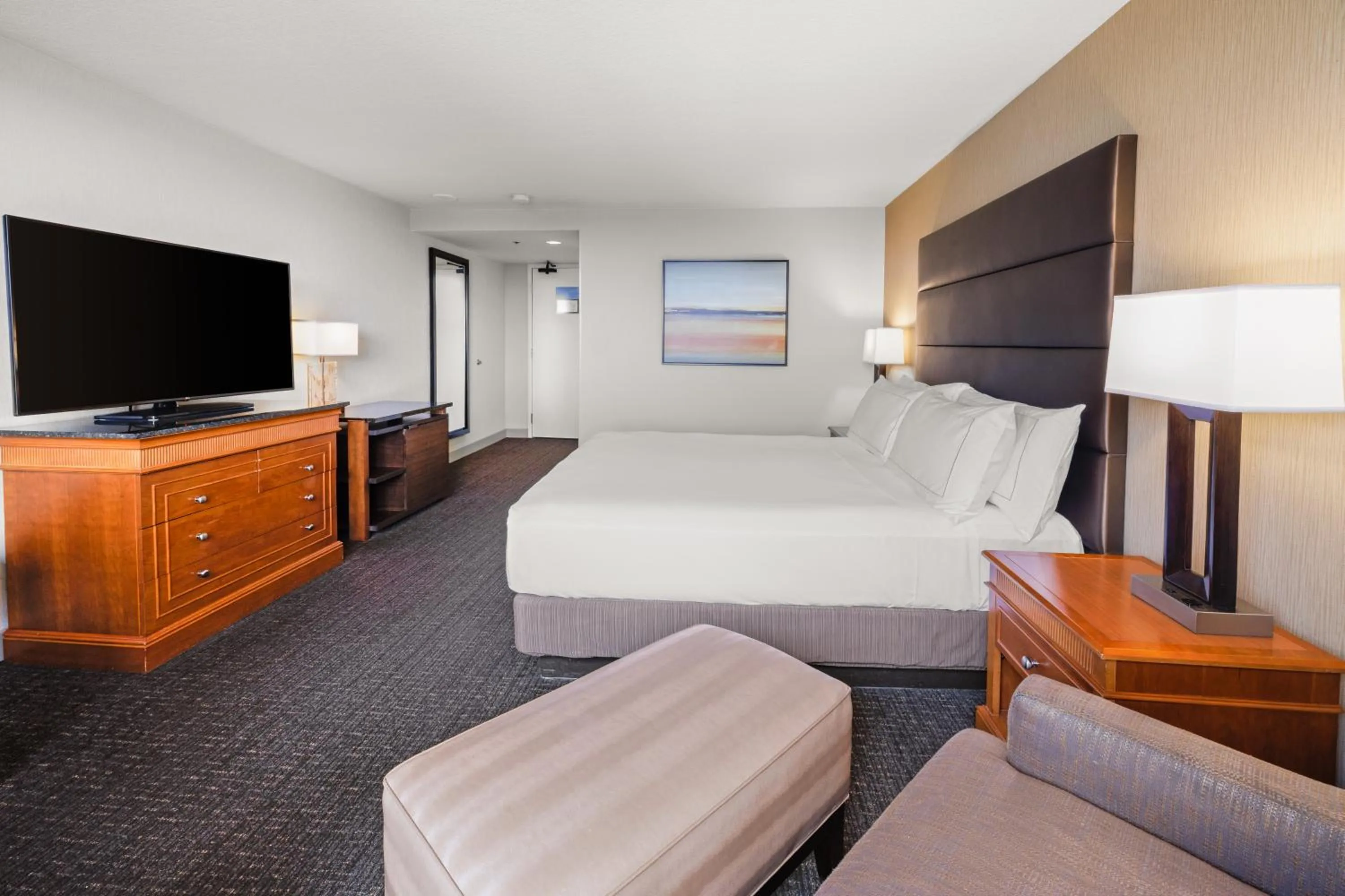 Bed in Hilton Salt Lake City Center