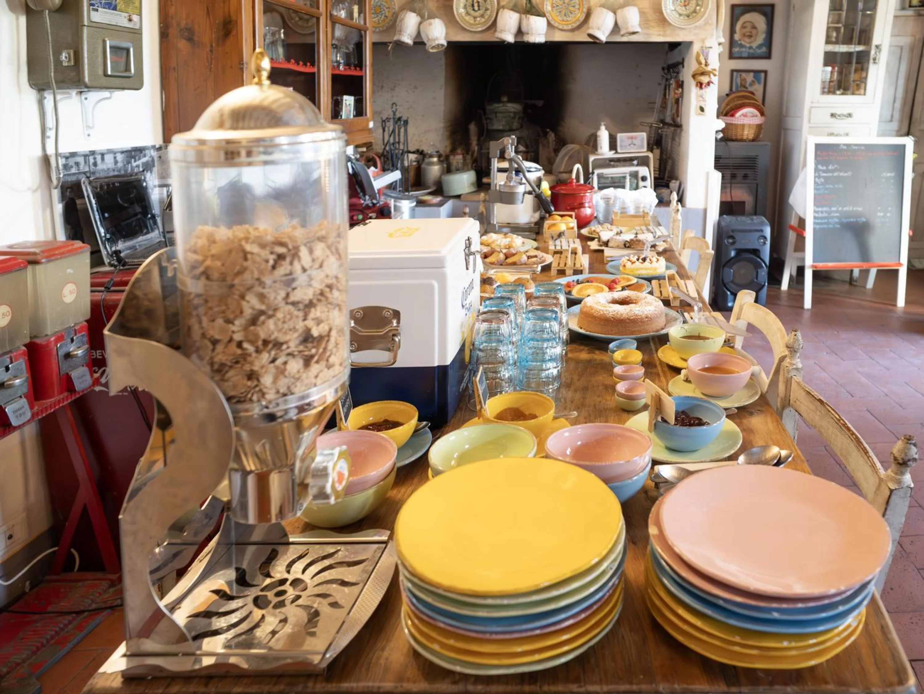 Breakfast in Le Terrazze Del Chianti b&b Residenza d'Epoca e di Charme