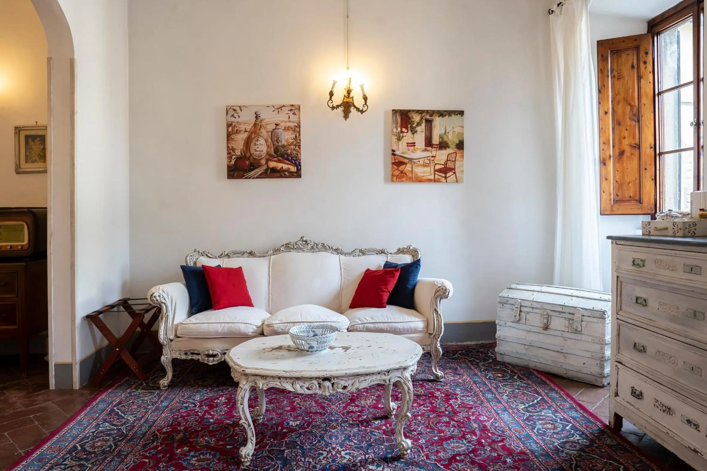 Seating area in Le Terrazze Del Chianti b&b Residenza d'Epoca e di Charme
