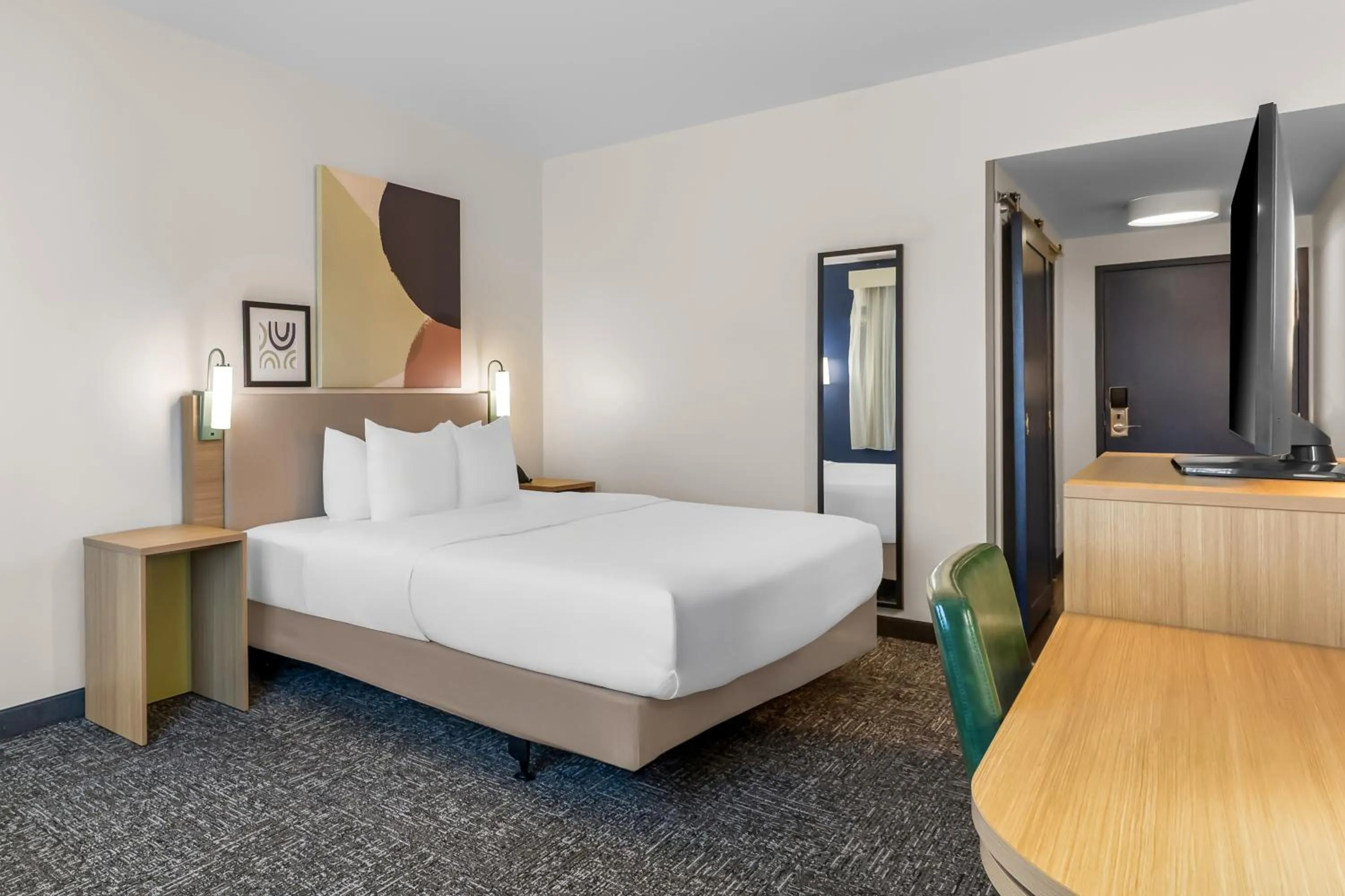 Bed in Spark by Hilton Salt Lake City Central