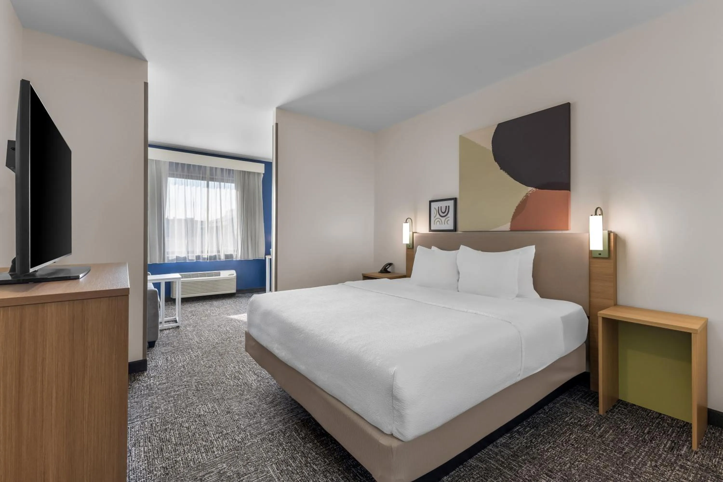 Bed in Spark by Hilton Salt Lake City Central