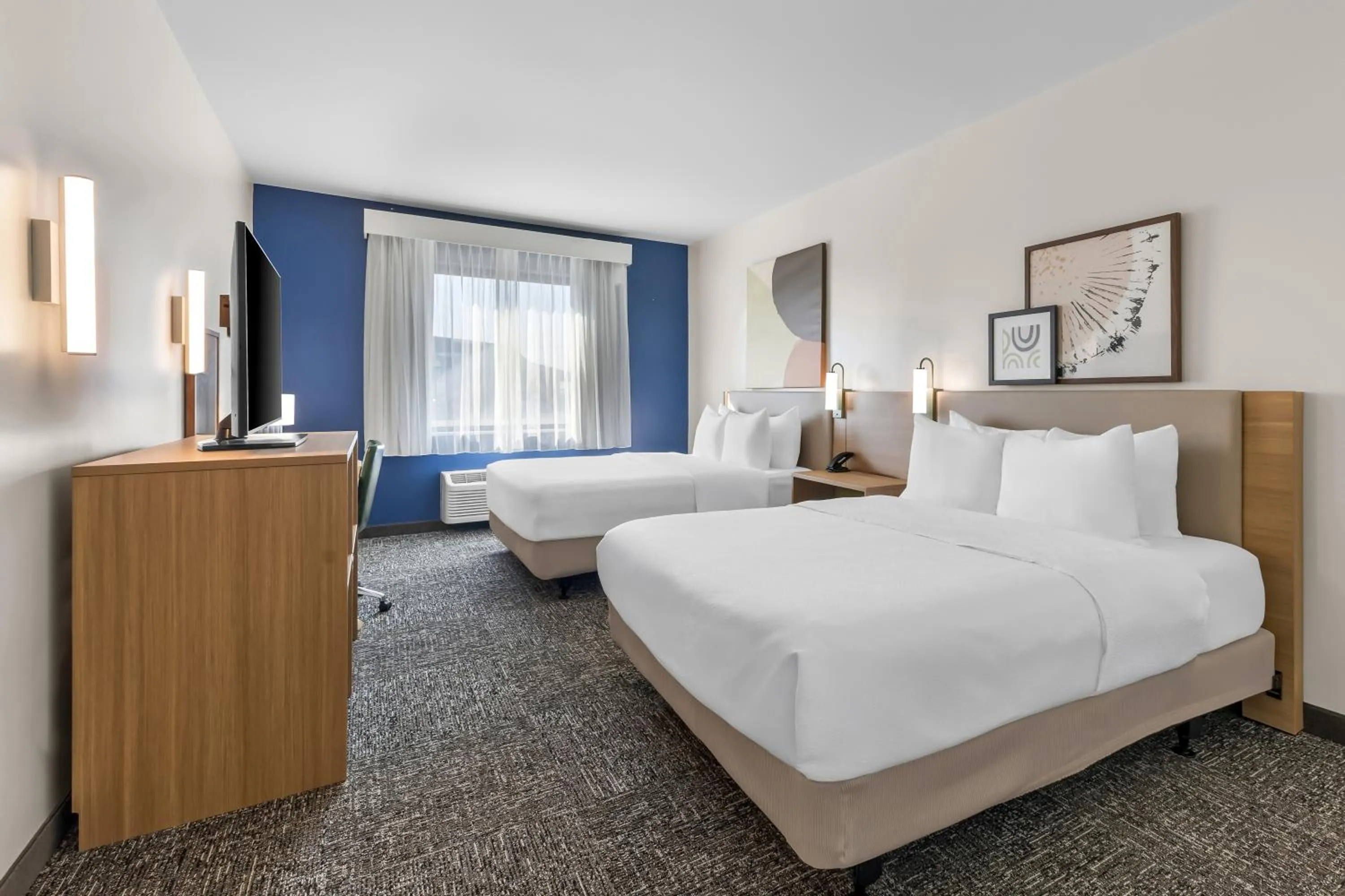 Bed in Spark by Hilton Salt Lake City Central