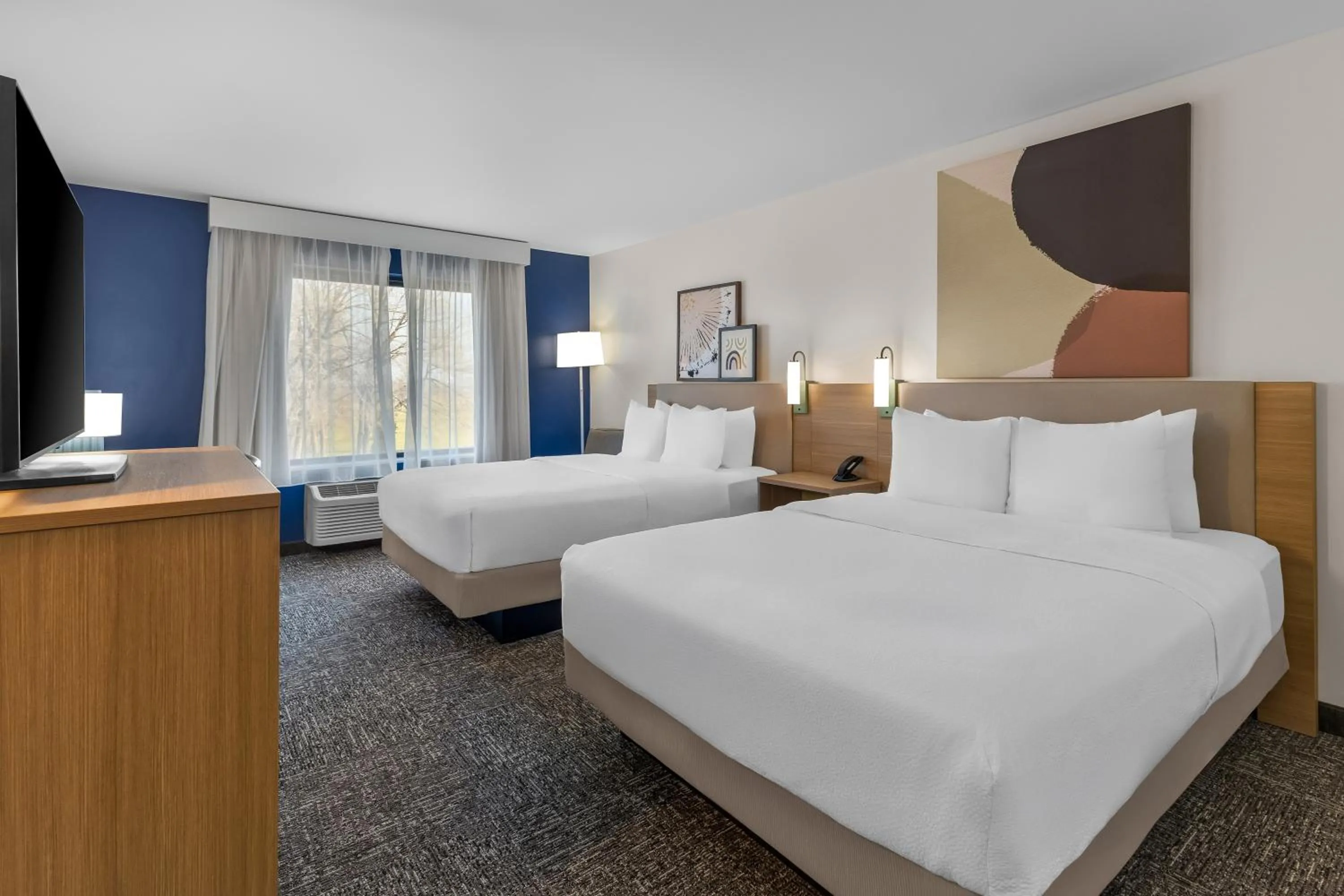 Bed in Spark by Hilton Salt Lake City Central