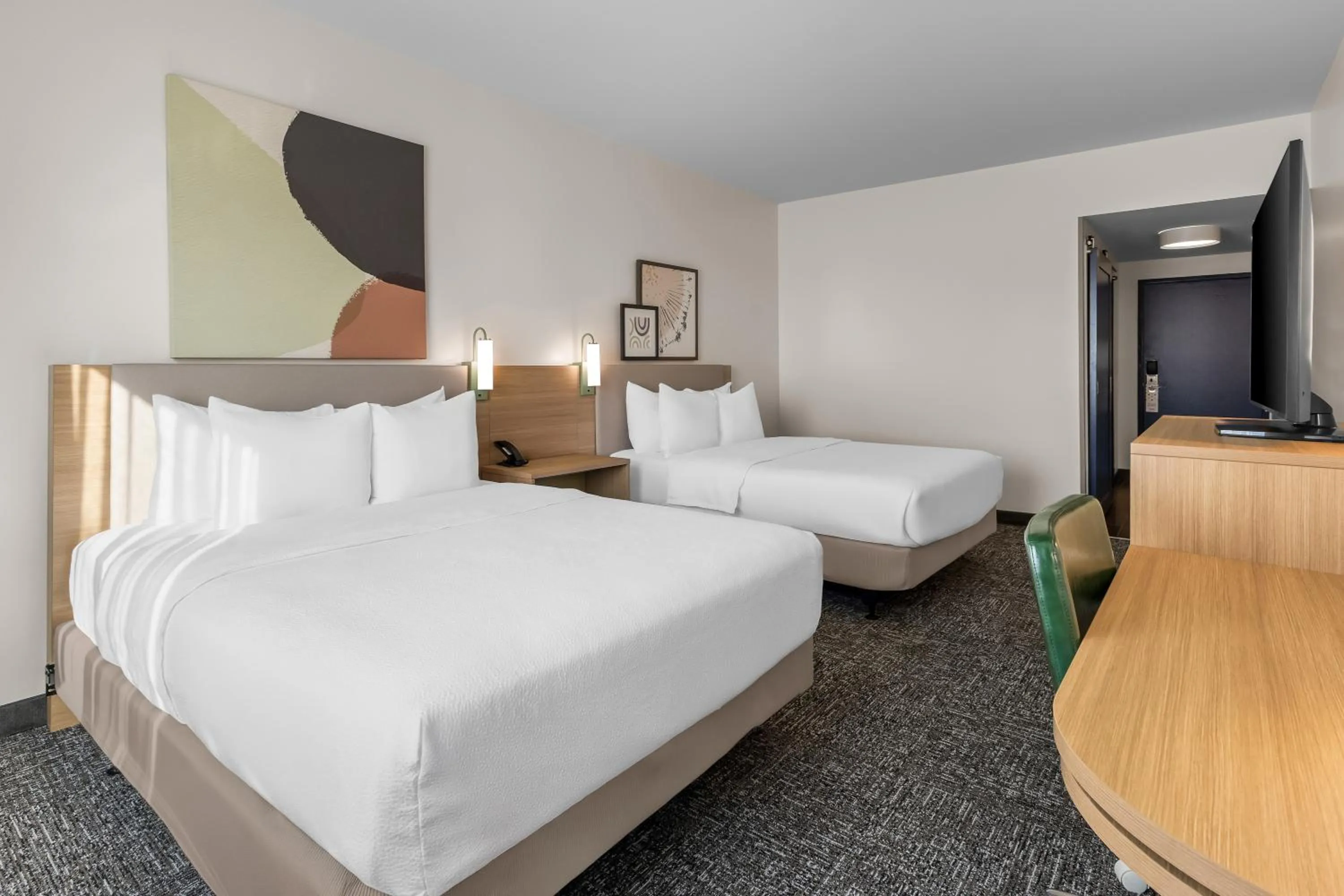 Bed in Spark by Hilton Salt Lake City Central