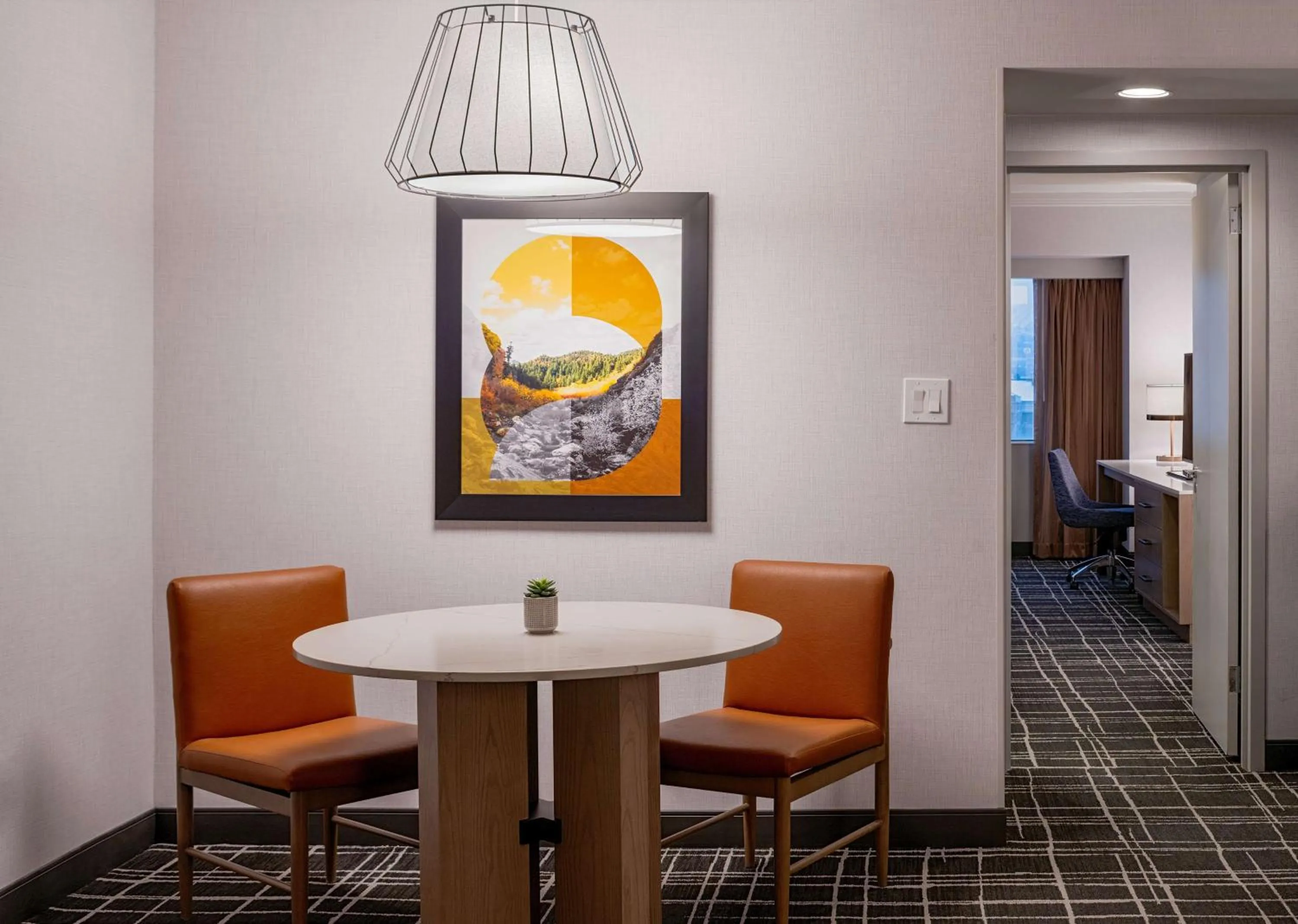 Photo of the whole room in Doubletree Suites by Hilton Salt Lake City