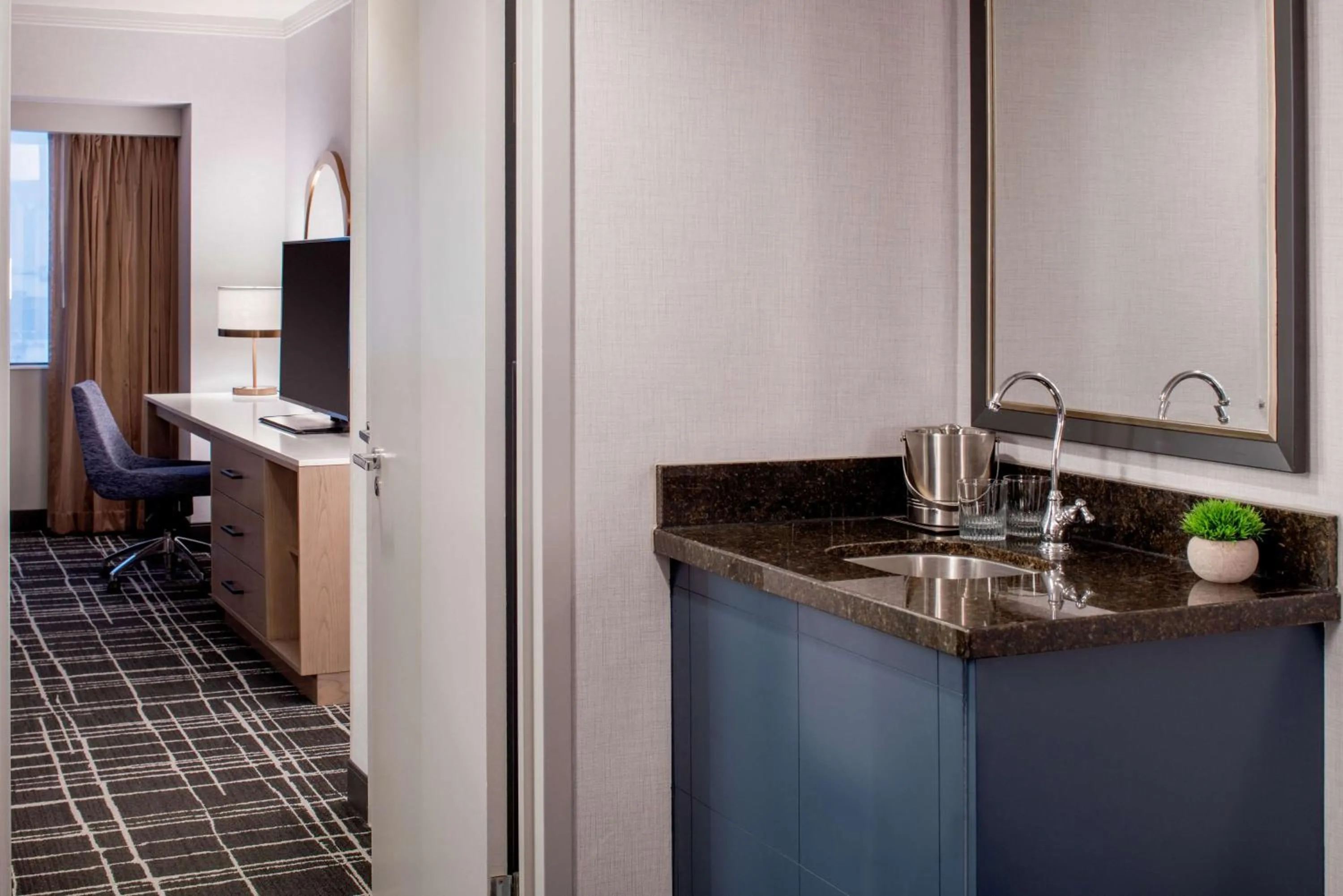 Photo of the whole room in Doubletree Suites by Hilton Salt Lake City