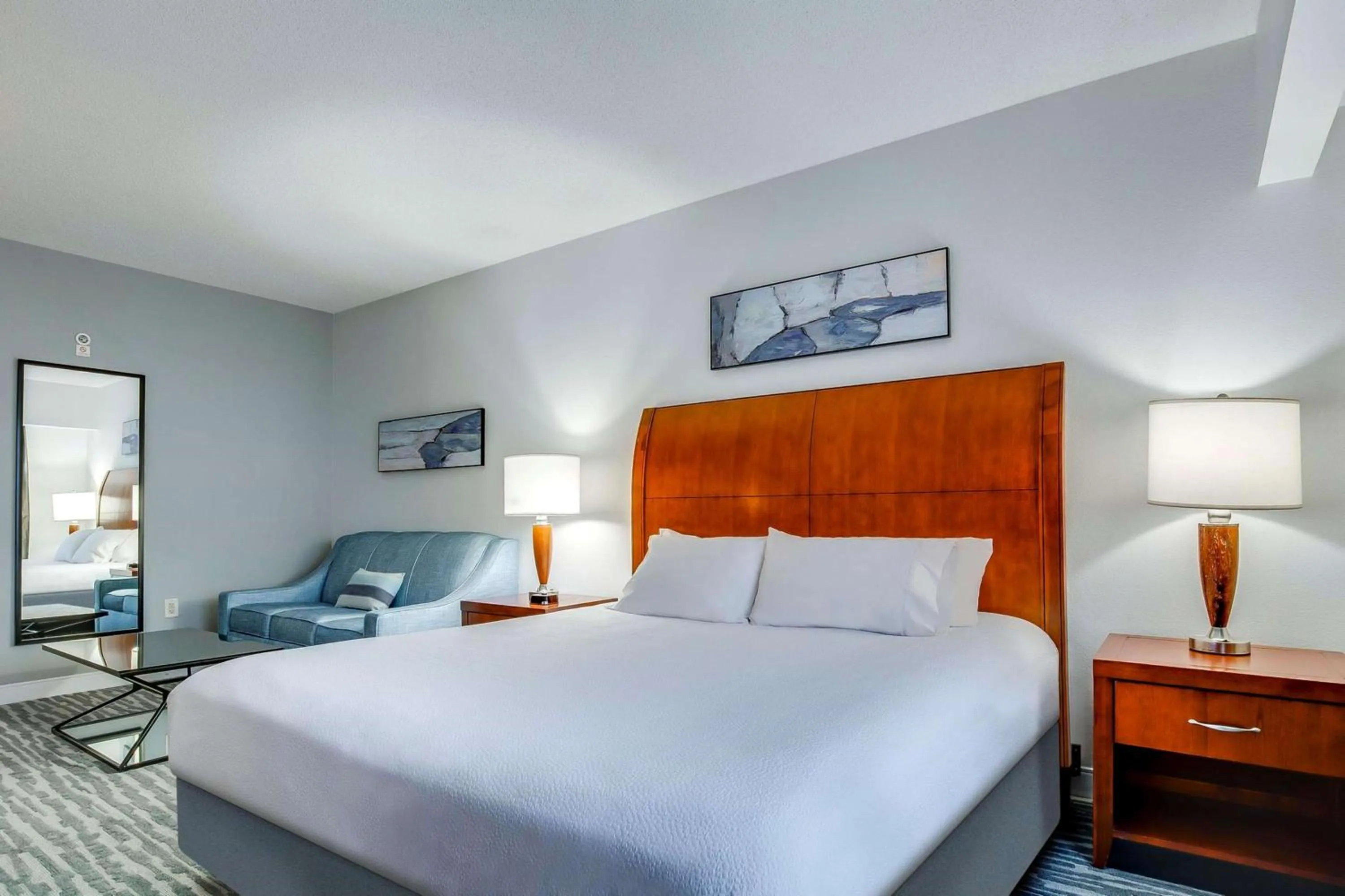 Living room, Bed in Hilton Garden Inn Louisville-Northeast