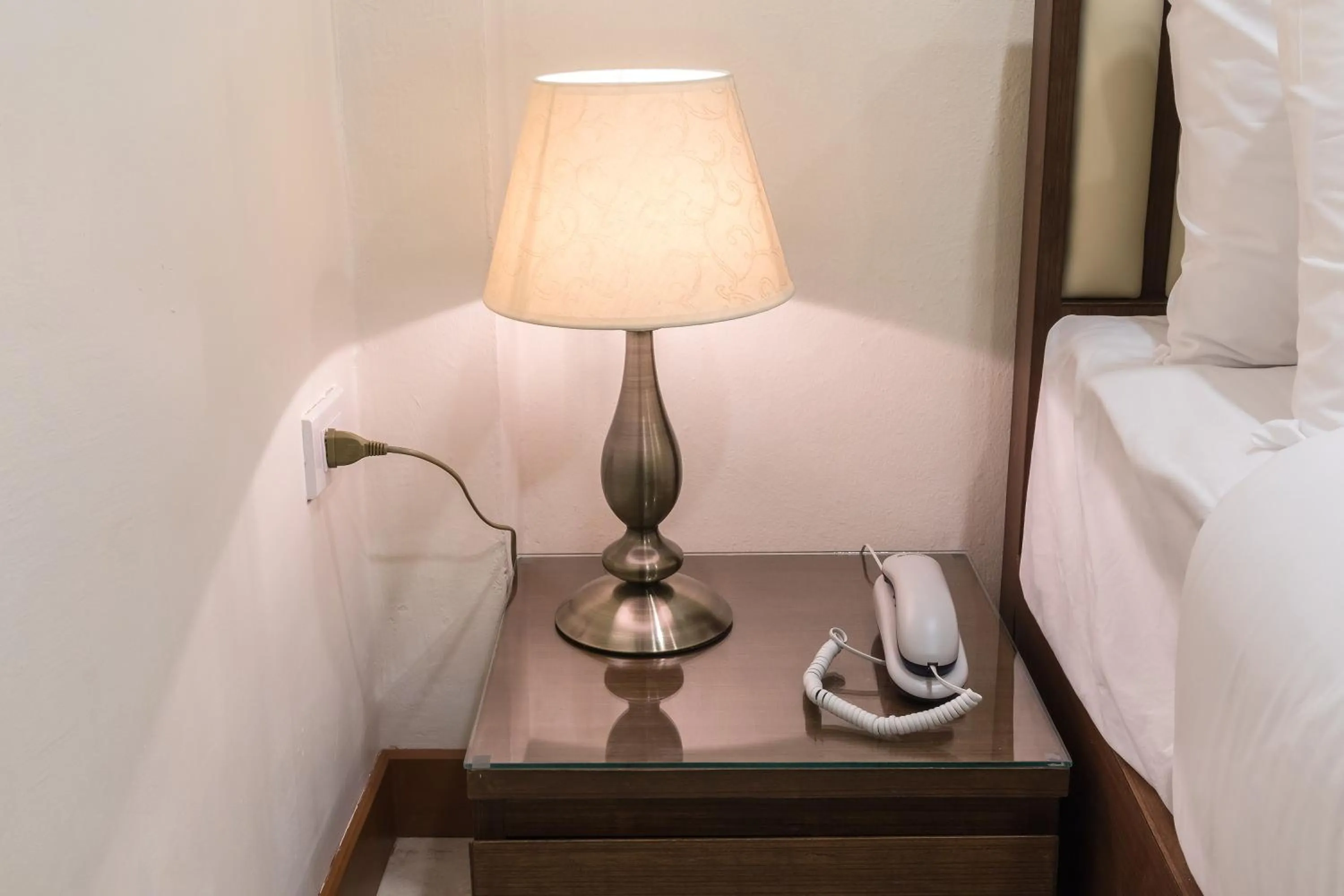 Decorative detail, Bed in Suthep Home & Hostel