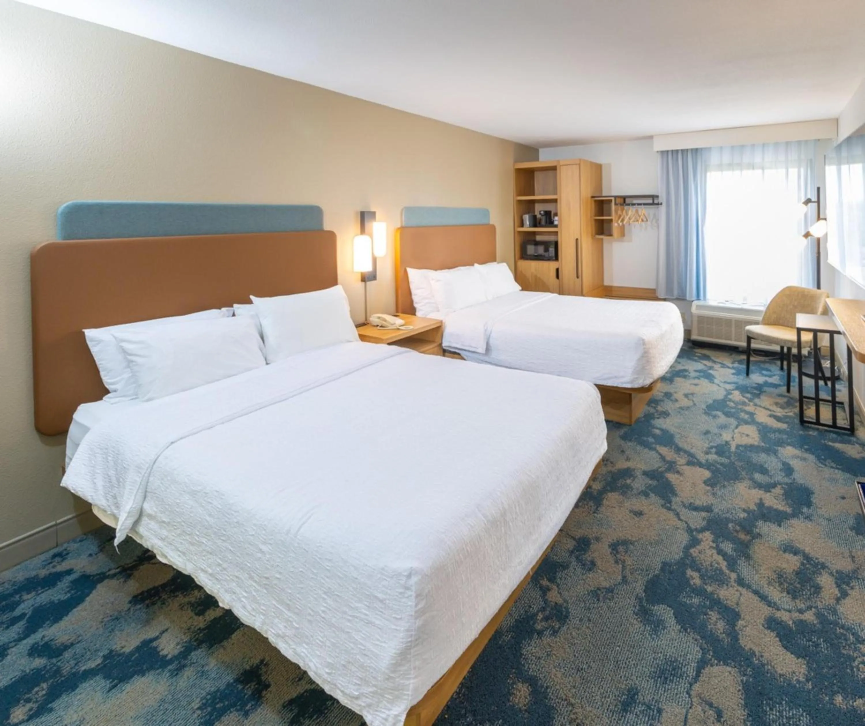 Bed in Hampton Inn Tampa International Airport/Westshore