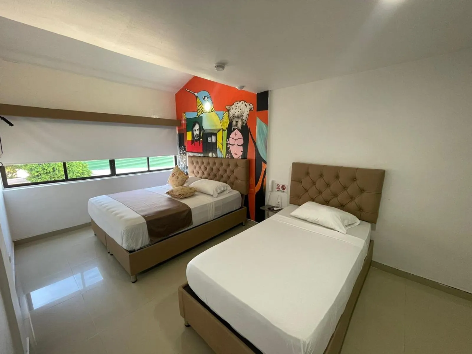 Bed in Hotel Hernández CTG