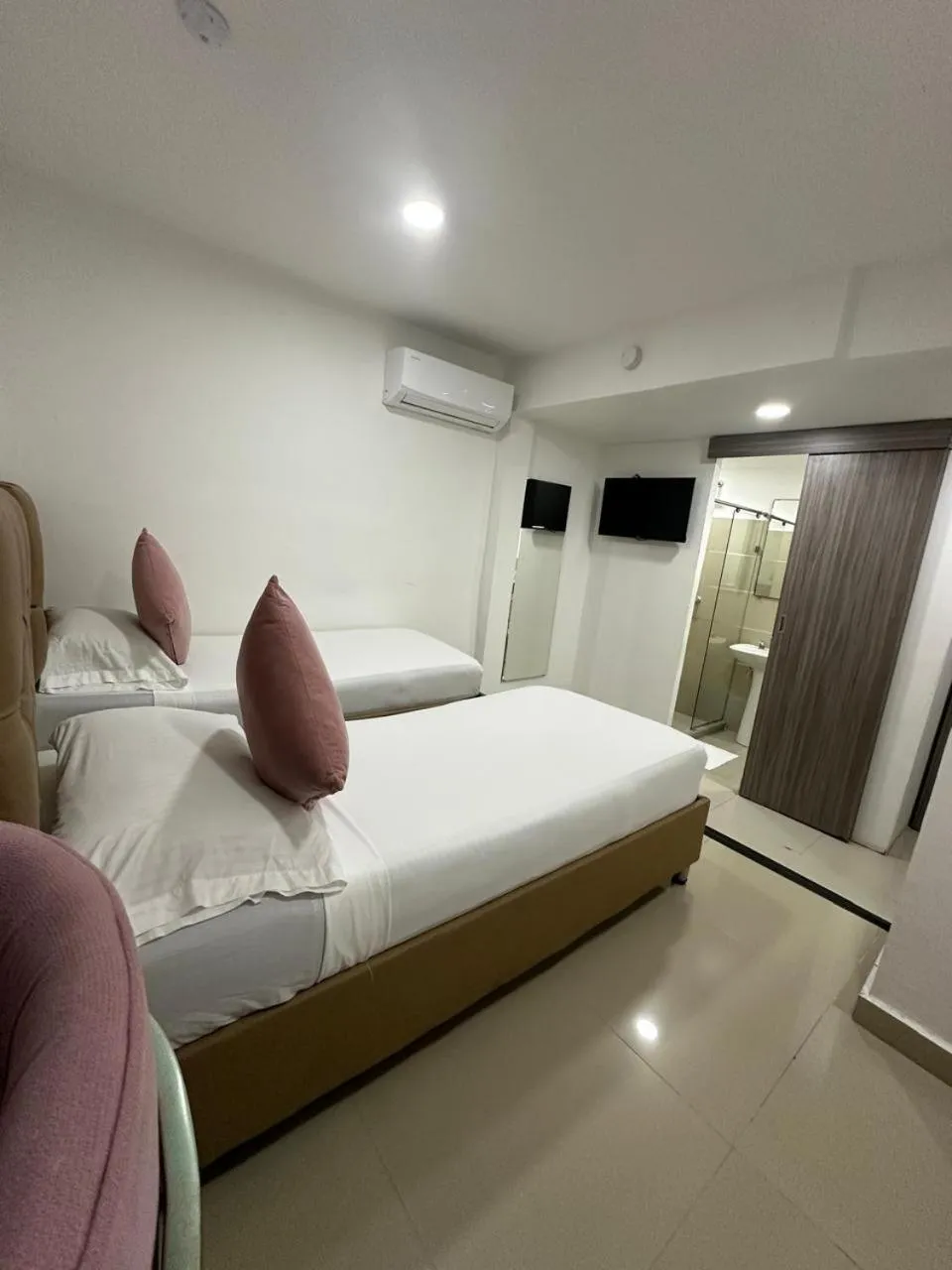 Bed in Hotel Hernández CTG