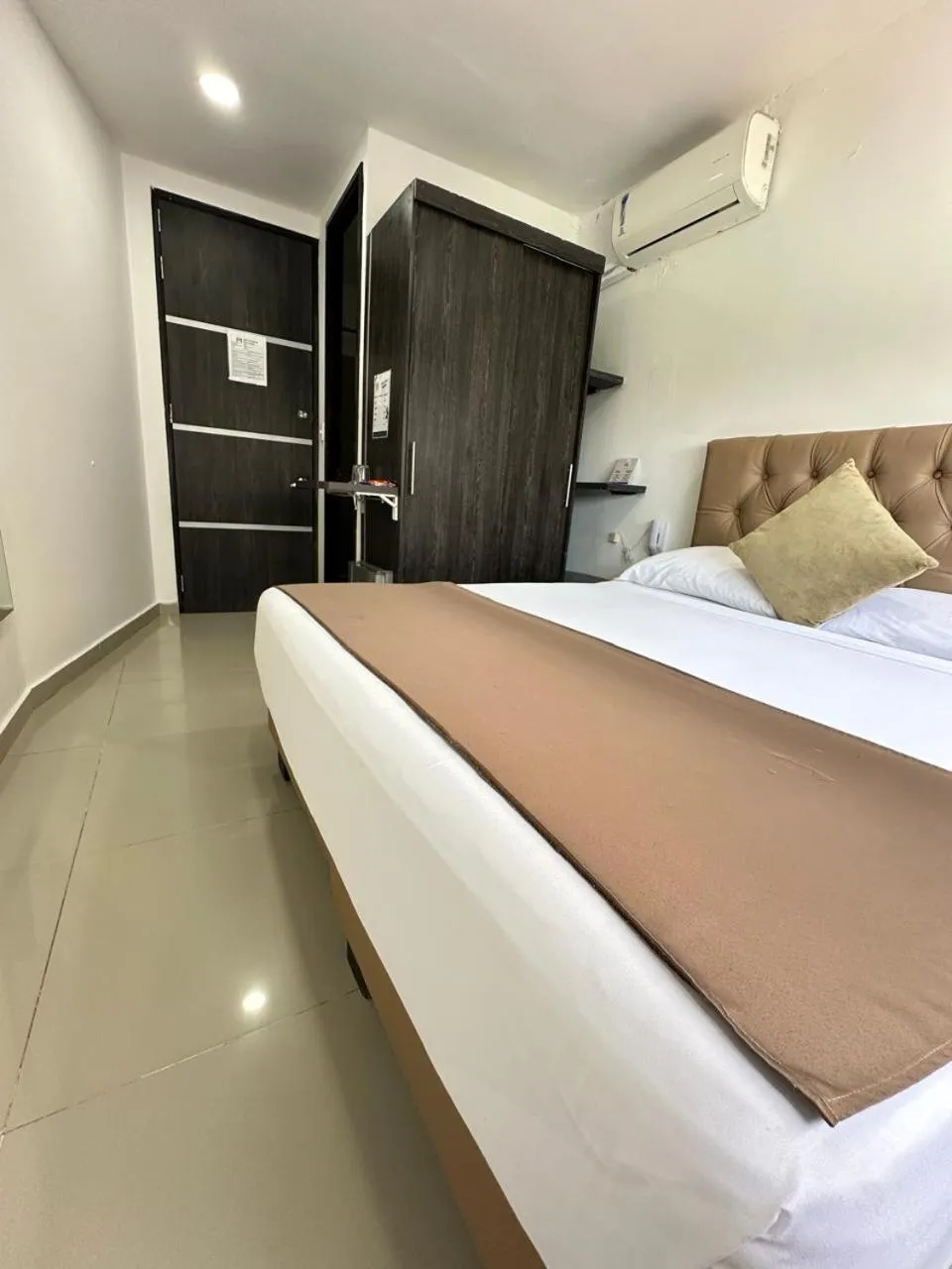 Bed in Hotel Hernández CTG