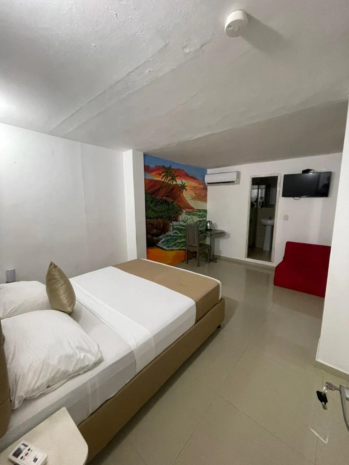 Bed in Hotel Hernández CTG