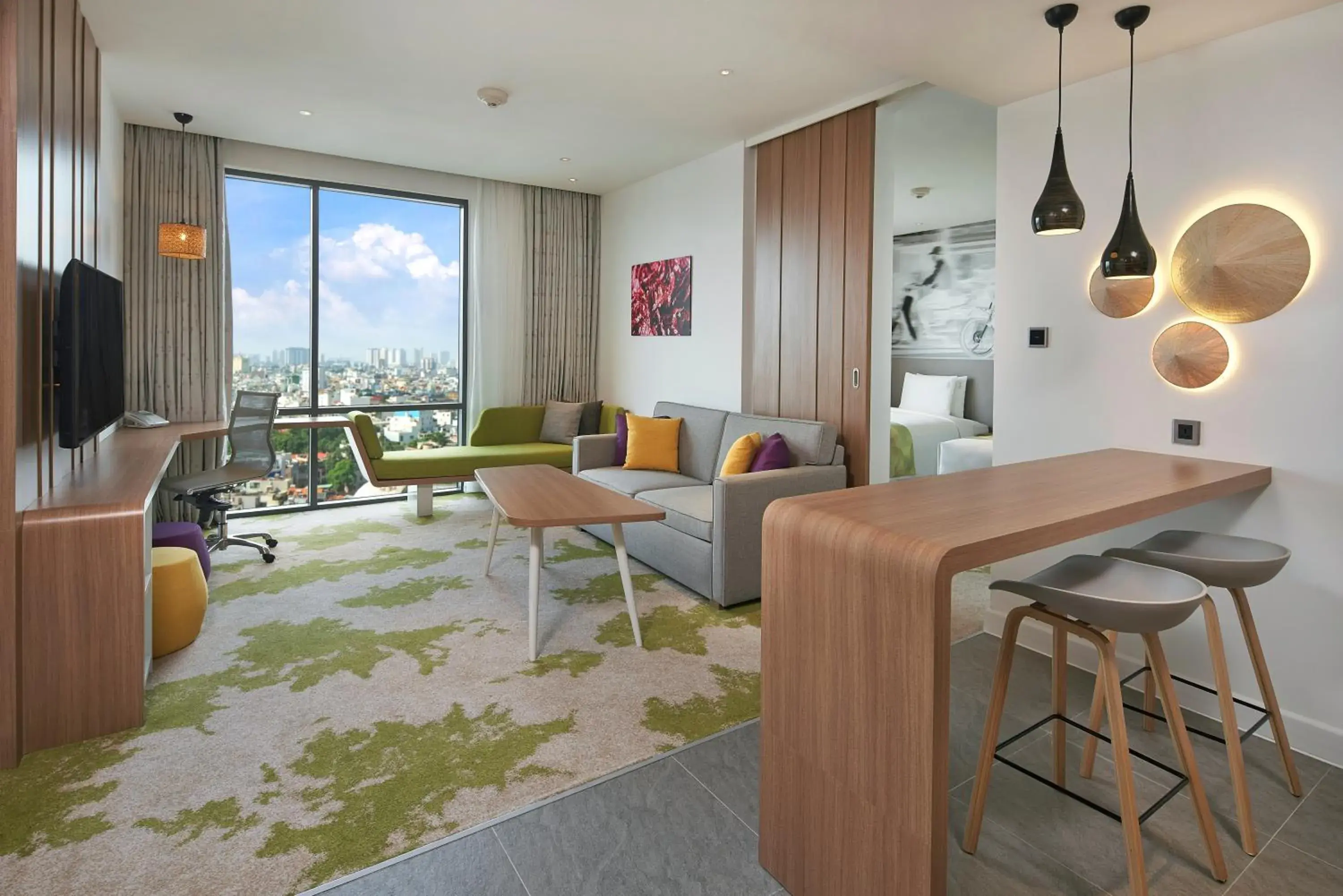 One-Bedroom Suite with City View - single occupancy in Holiday Inn & Suites Saigon Airport by IHG One-Bedroom Suite with City View - single occupancy in Holiday Inn & Suites Saigon Airport by IHG