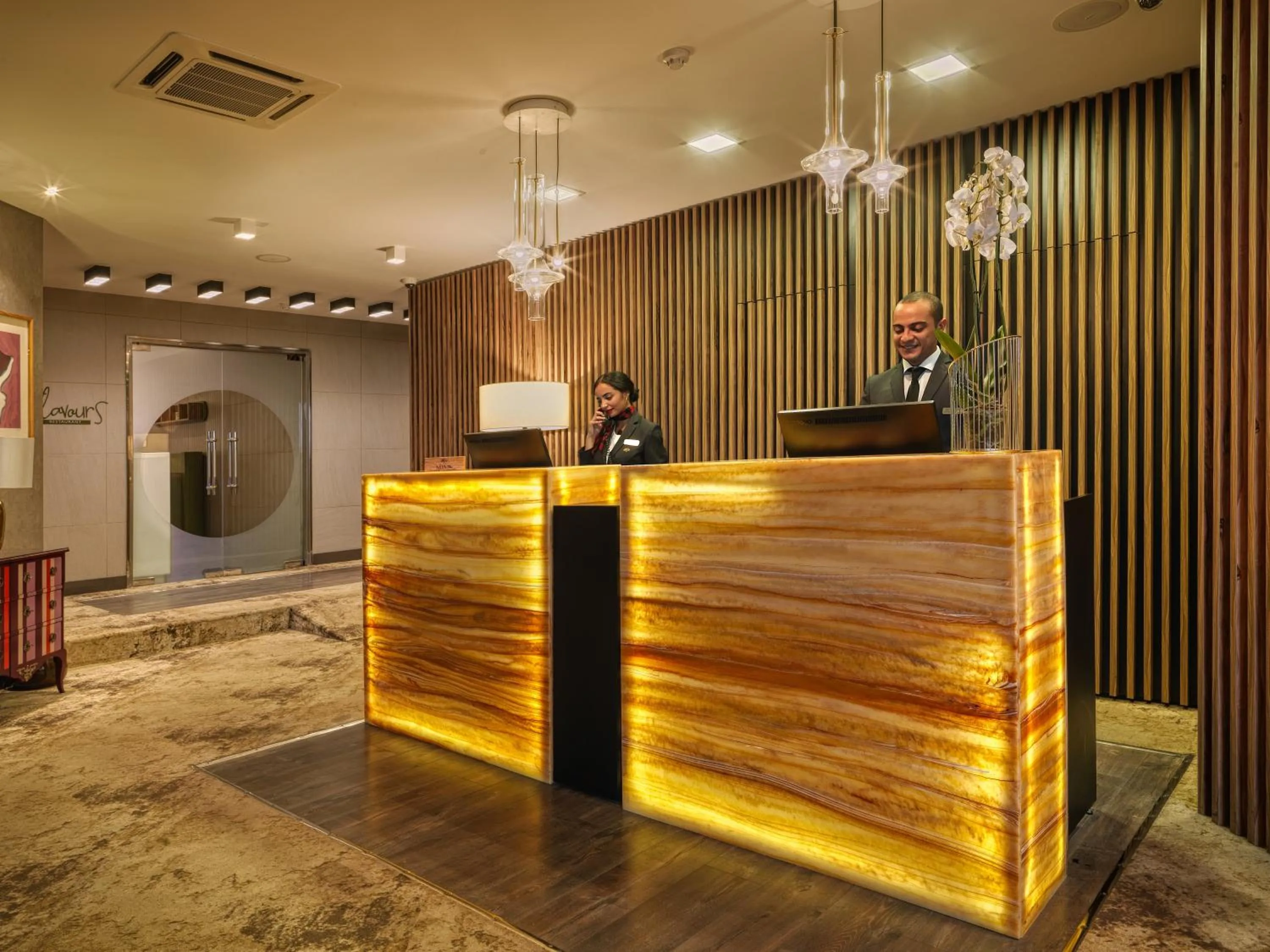 Lobby or reception in ADAM Hotel Suites