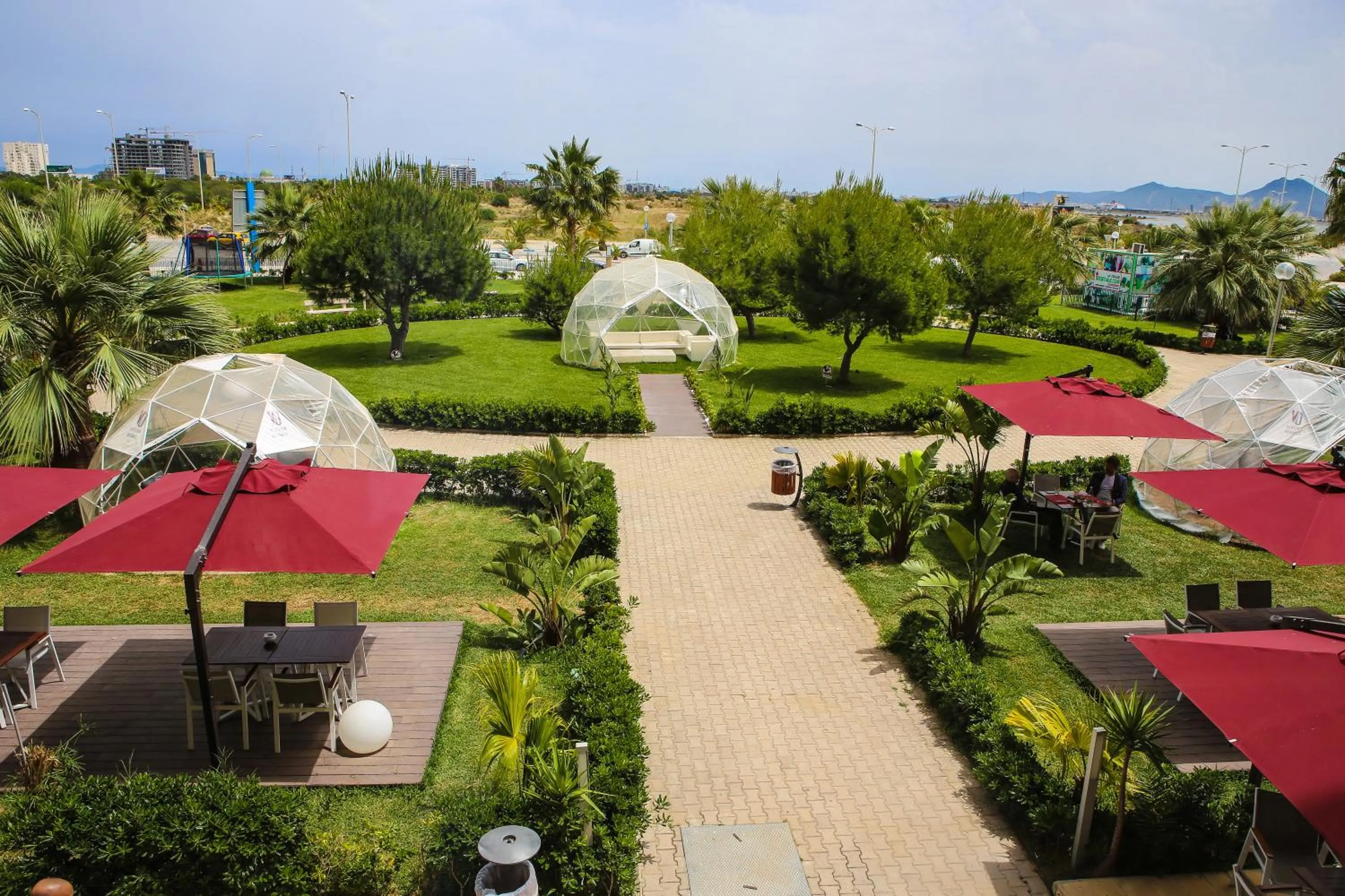 Garden in ADAM Hotel Suites