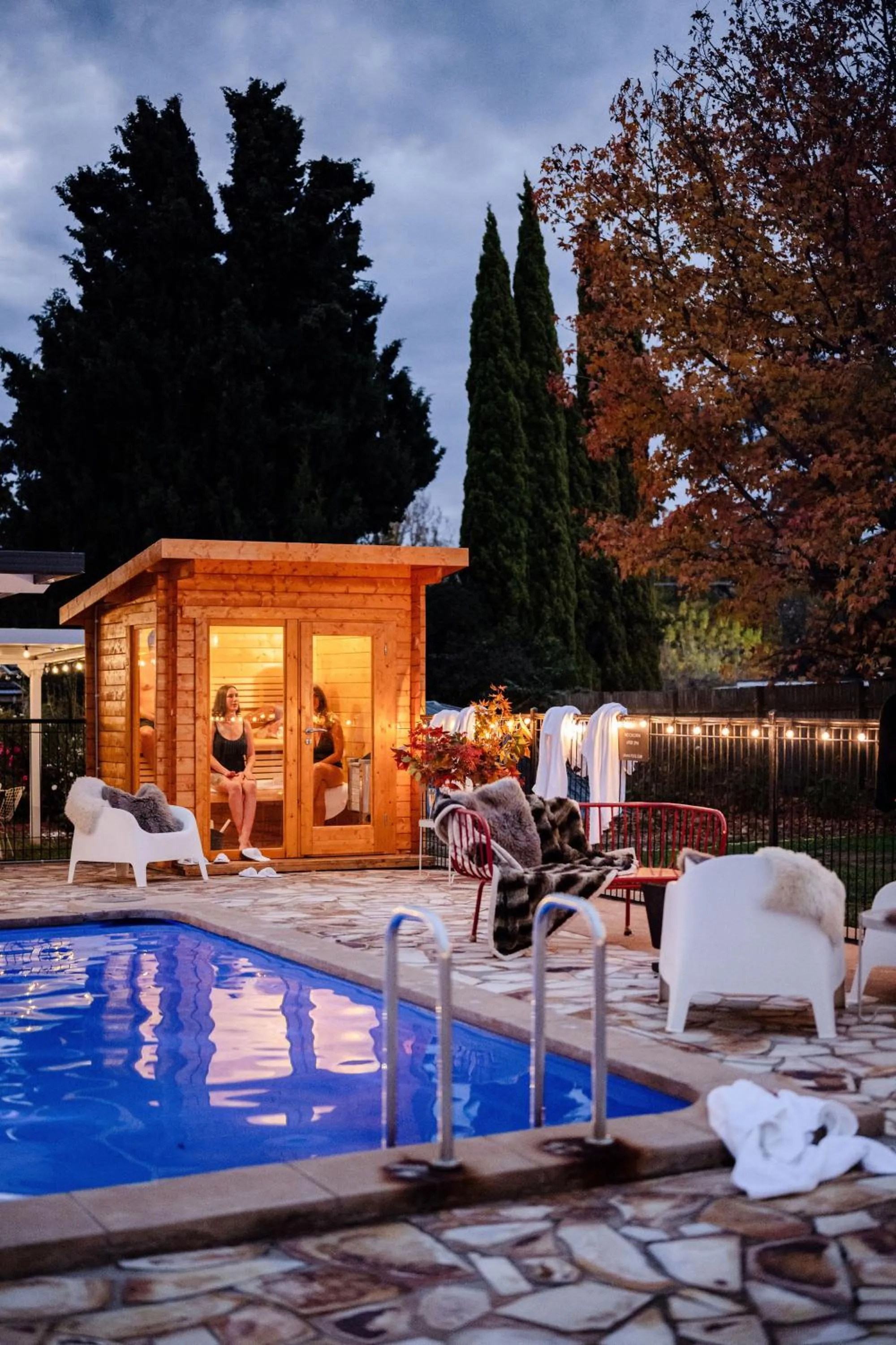 Sauna in The Oriana Orange - Retro Hotel & Resort